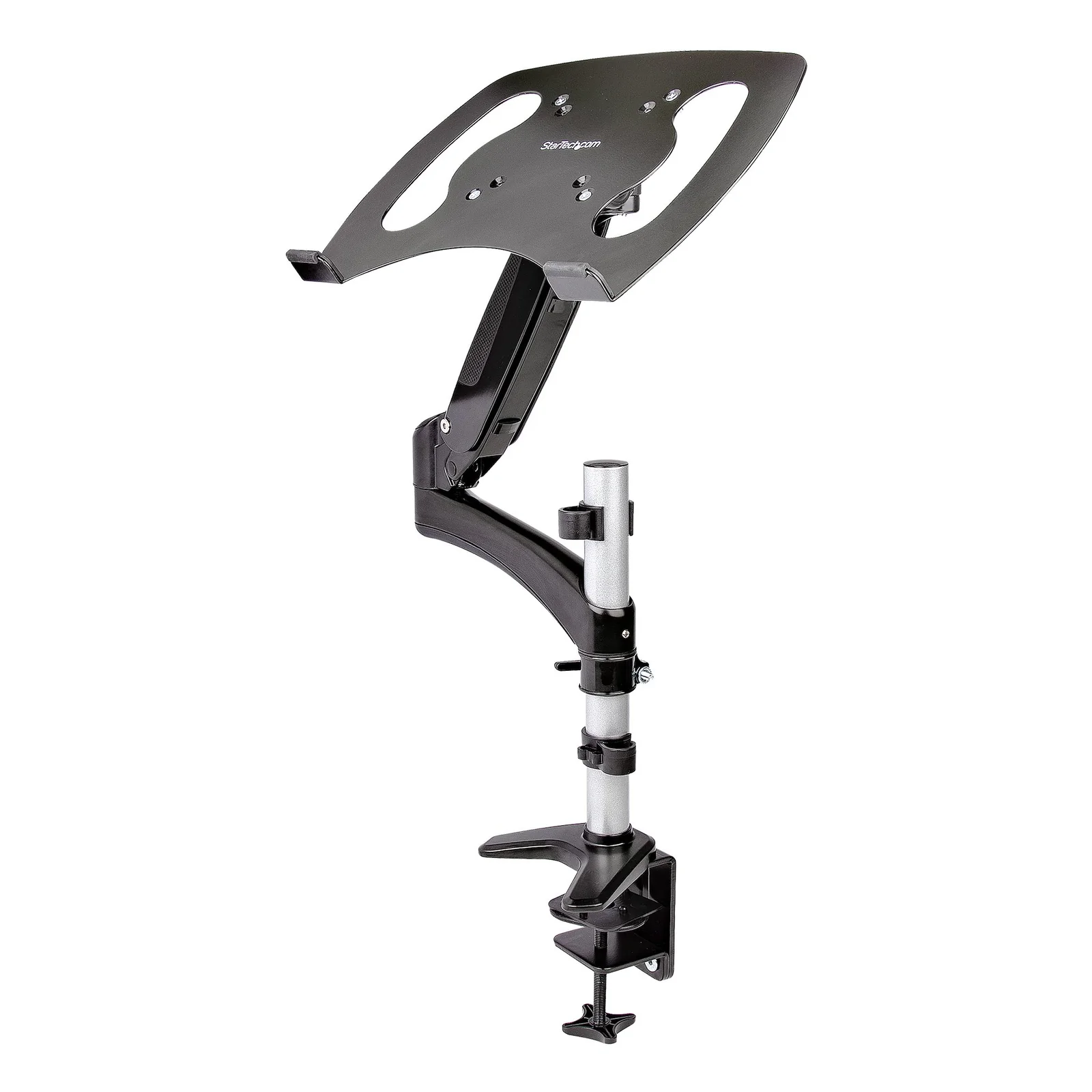 StarTech.com Support de Bureau pour Ordinateur Portable - Bras Articulé PC Portable ou Écran 34"(15kg) - Support VESA - Plateau Ordinateur Portable et Notebook Réglable - Fixation Pince Bureau
