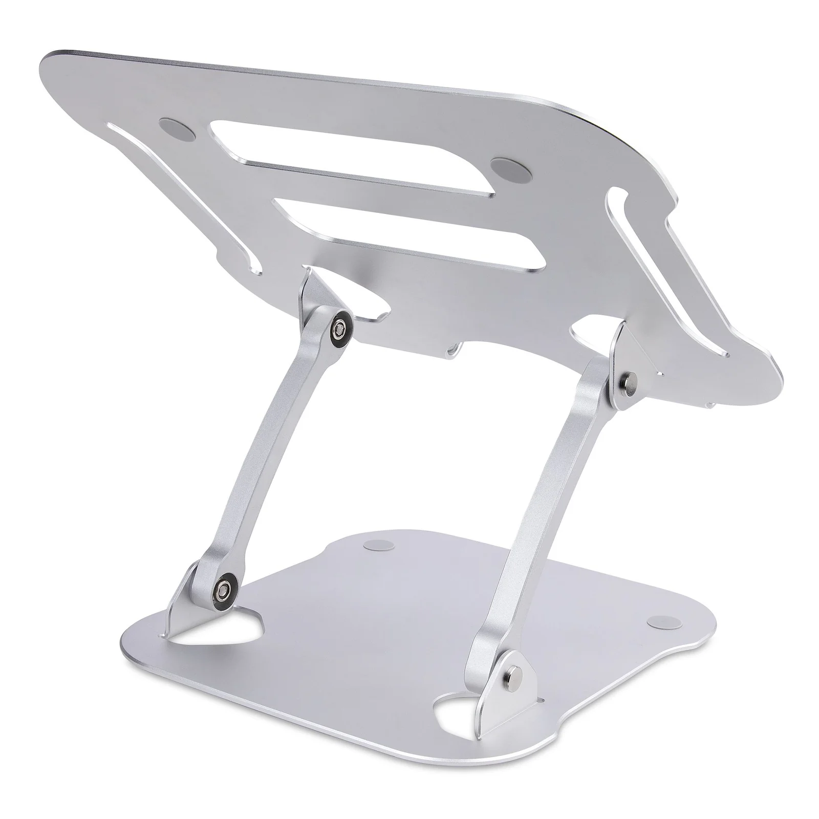StarTech.com Support de Bureau pour Ordinateur Portable - Support Ergonomique Pliable pour PC Portable - Socle/Pupitre/Réhausseur Incliné pour PC portable, Supporte Jusqu'à 10kg - Socle Ventilé PC Portable