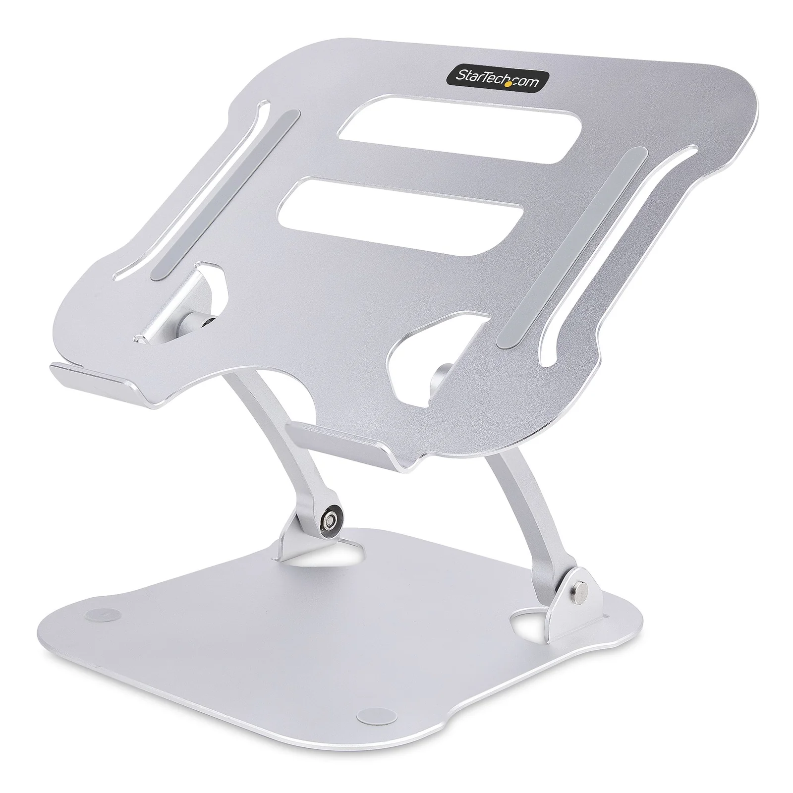 Support de Bureau pour Ordinateur Portable - Support Ergonomique Pliable pour PC Portable - Socle/Pupitre/Réhausseur Incliné pour PC portable, Supporte Jusqu'à 10kg - Socle Ventilé PC Portable
