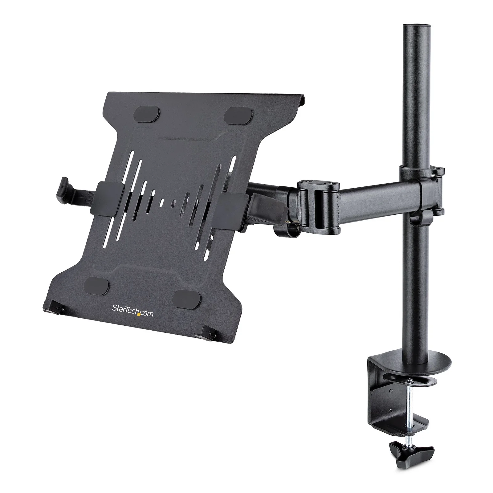 Support de Bureau pour Ordinateur Portable - Support PC Portable (4,5kg) - Support de Bureau pour Écran/Moniteur jusqu'à 34" (8kg) - Support Bureau VESA - Bras Ordinateur Portable Bureau
