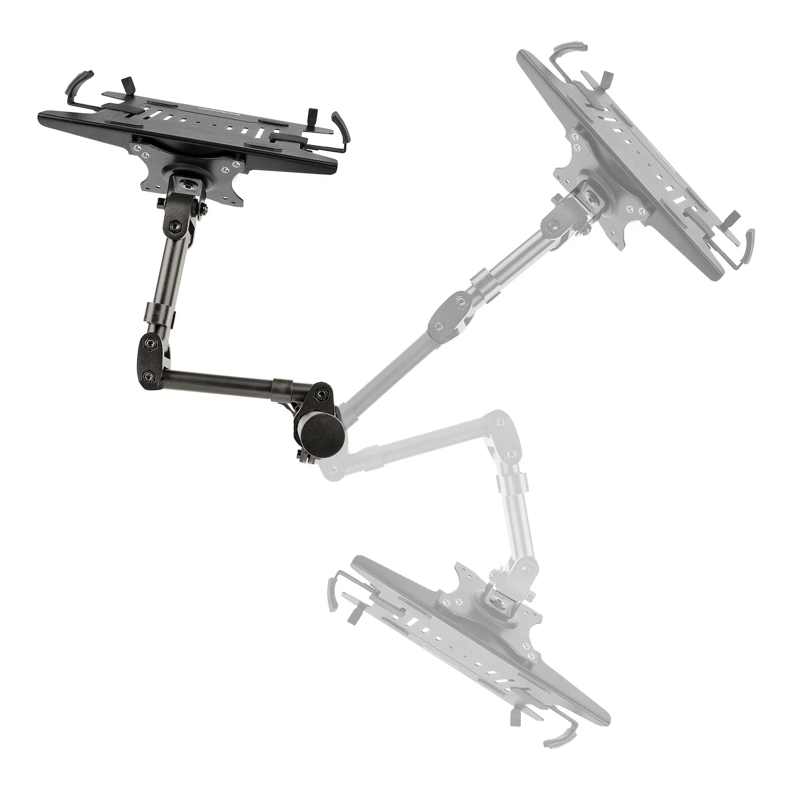 StarTech.com Support de Bureau pour Ordinateur Portable - Support PC Portable (4,5kg) - Support de Bureau pour Écran/Moniteur jusqu'à 34" (8kg) - Support Bureau VESA - Bras Ordinateur Portable Bureau