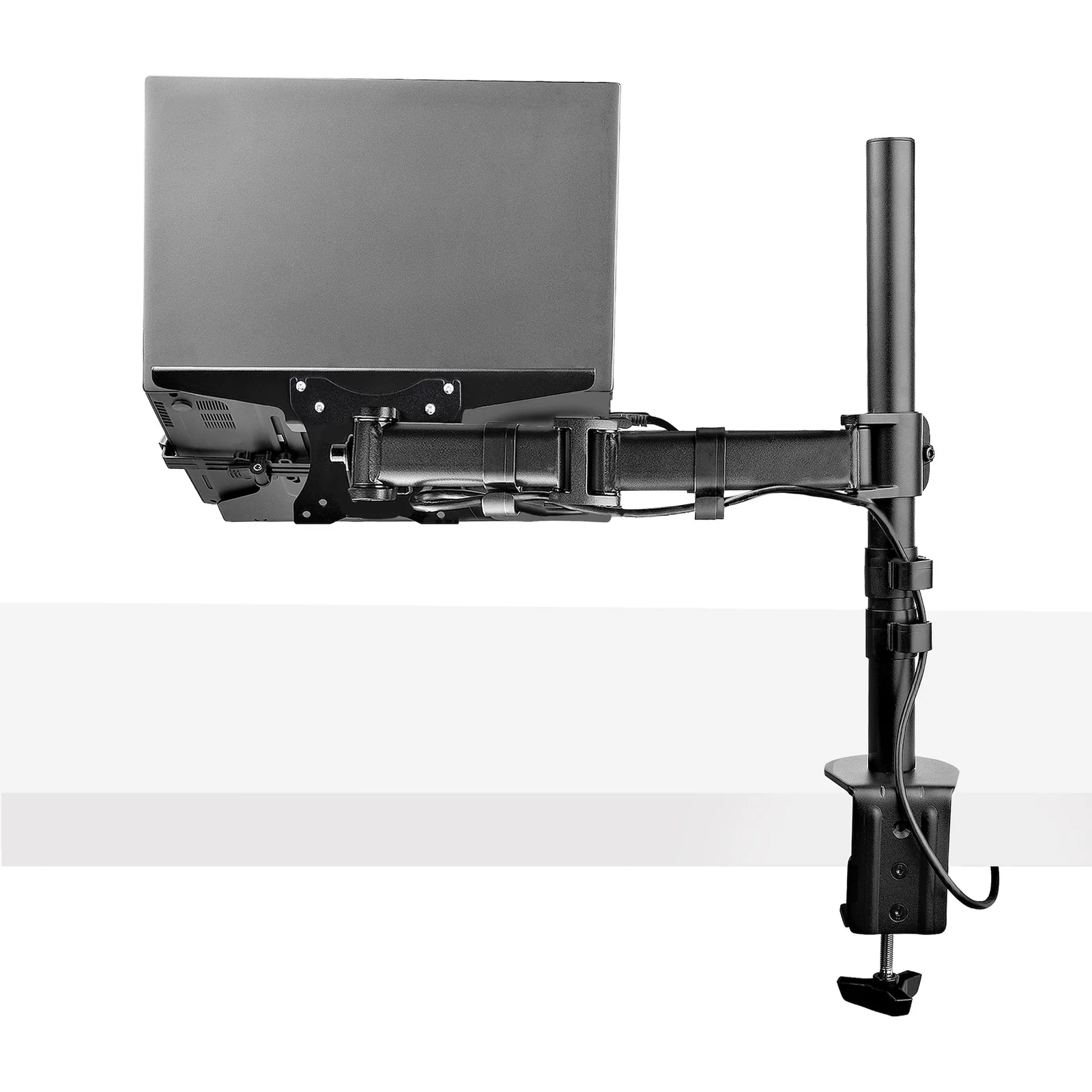 StarTech.com Support de Bureau pour Ordinateur Portable - Support PC Portable (4,5kg) - Support de Bureau pour Écran/Moniteur jusqu'à 34" (8kg) - Support Bureau VESA - Bras Ordinateur Portable Bureau