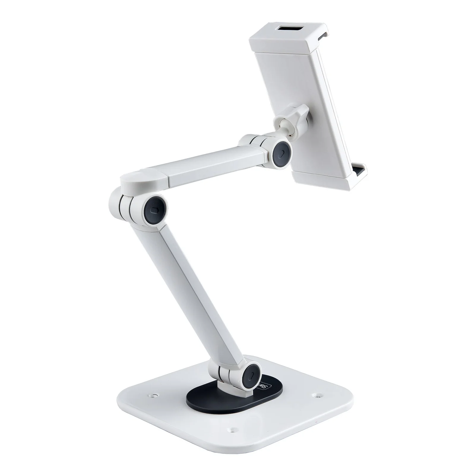 StarTech.com Support de Tablettes Réglable pour Bureau - Support Mural - Capacité 1kg - Support Universel Ergonomique et Articulé pour Tablettes - Support Tablette sur Pied Pivotant/Rotatif