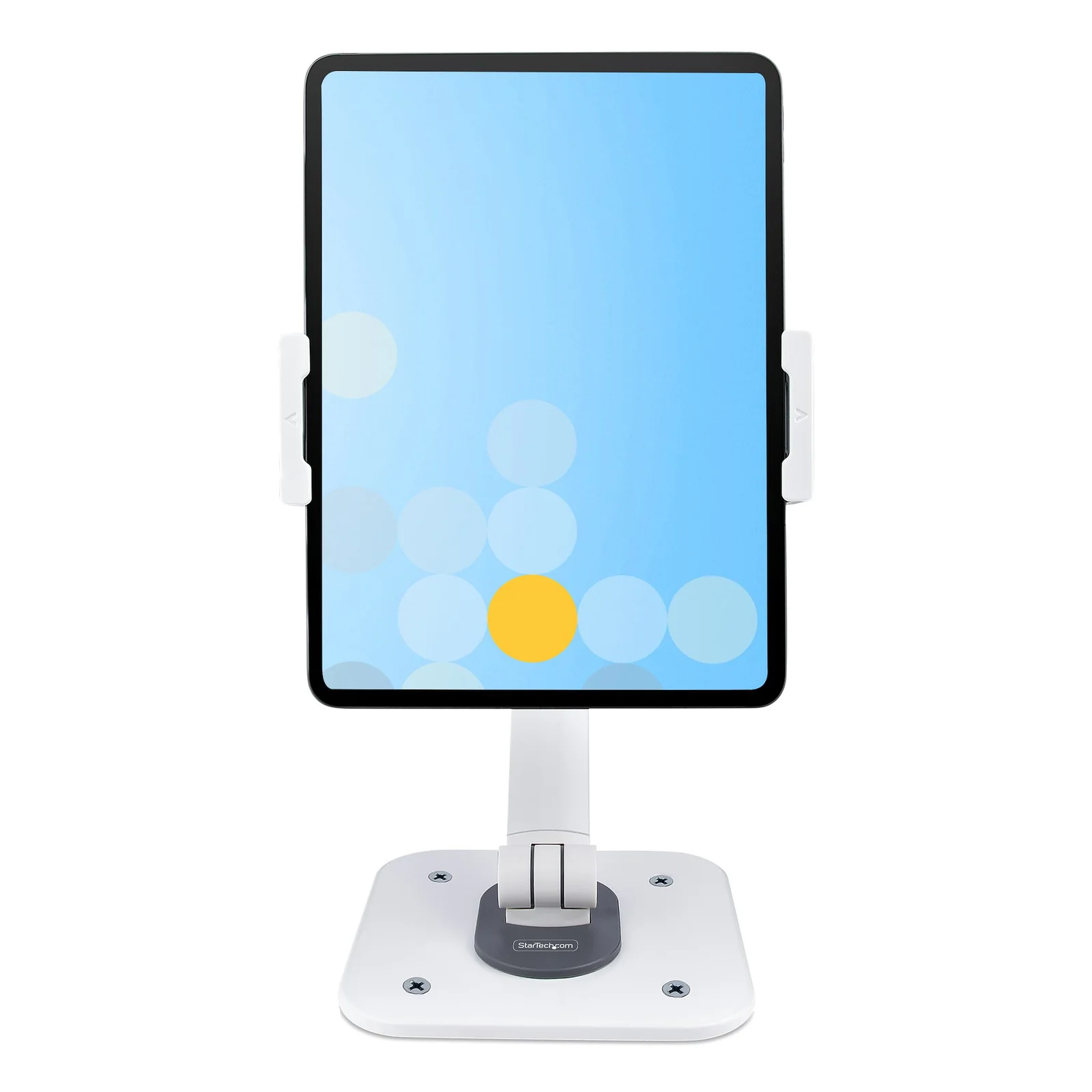 StarTech.com Support de Tablettes Réglable pour Bureau - Support Mural - Capacité 1kg - Support Universel Ergonomique et Articulé pour Tablettes - Support Tablette sur Pied Pivotant/Rotatif