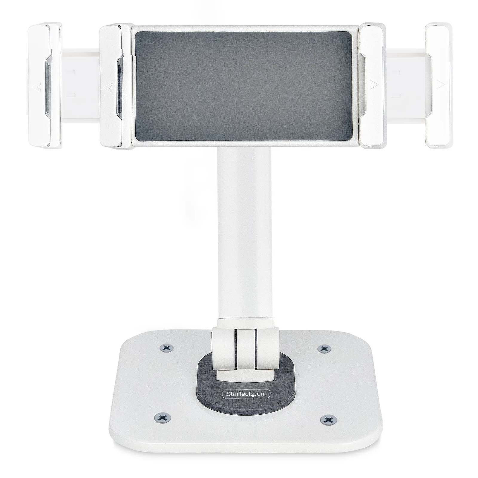 StarTech.com Support de Tablettes Réglable pour Bureau - Support Mural - Capacité 1kg - Support Universel Ergonomique et Articulé pour Tablettes - Support Tablette sur Pied Pivotant/Rotatif