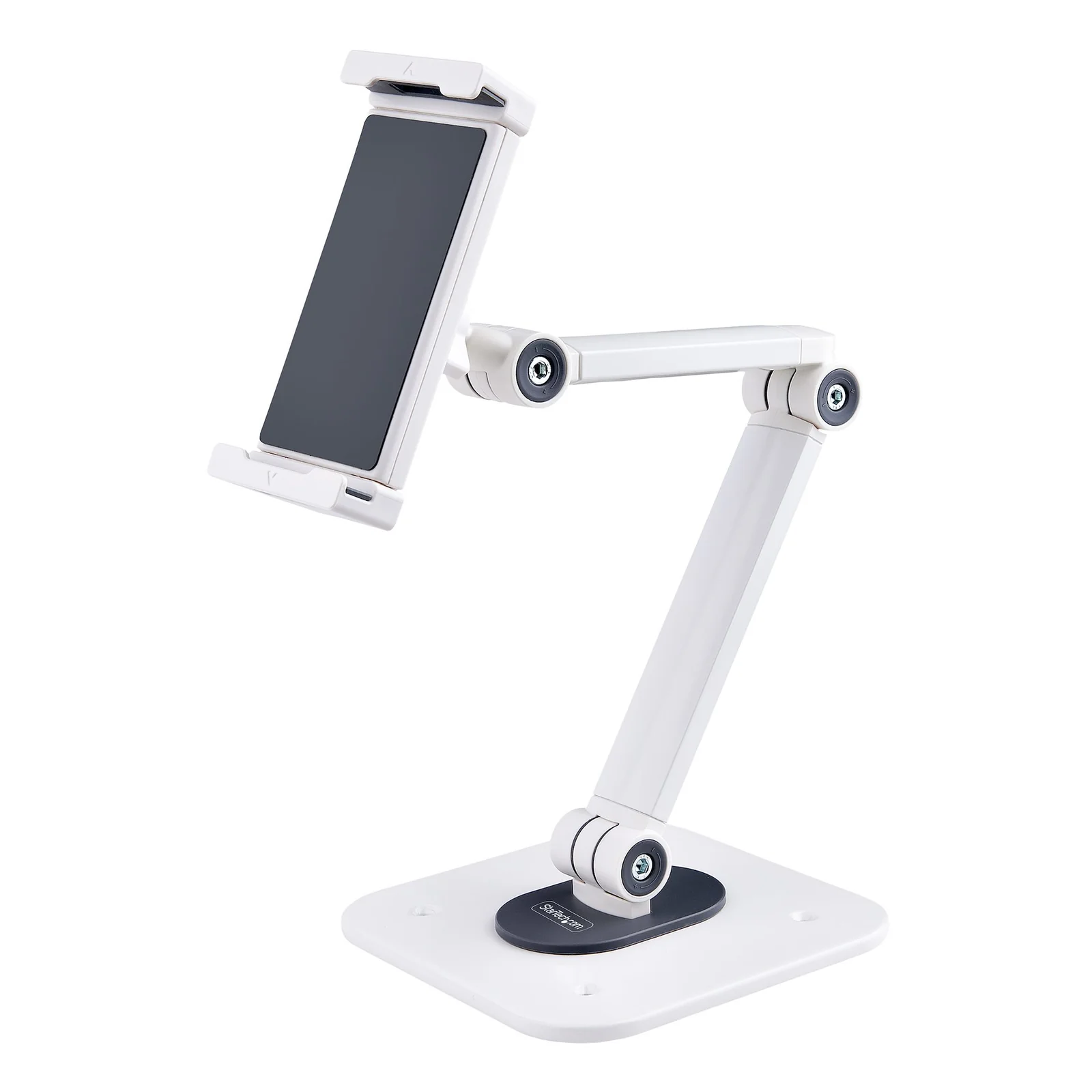 Support de Tablettes Réglable pour Bureau - Support Mural - Capacité 1kg - Support Universel Ergonomique et Articulé pour Tablettes - Support Tablette sur Pied Pivotant/Rotatif
