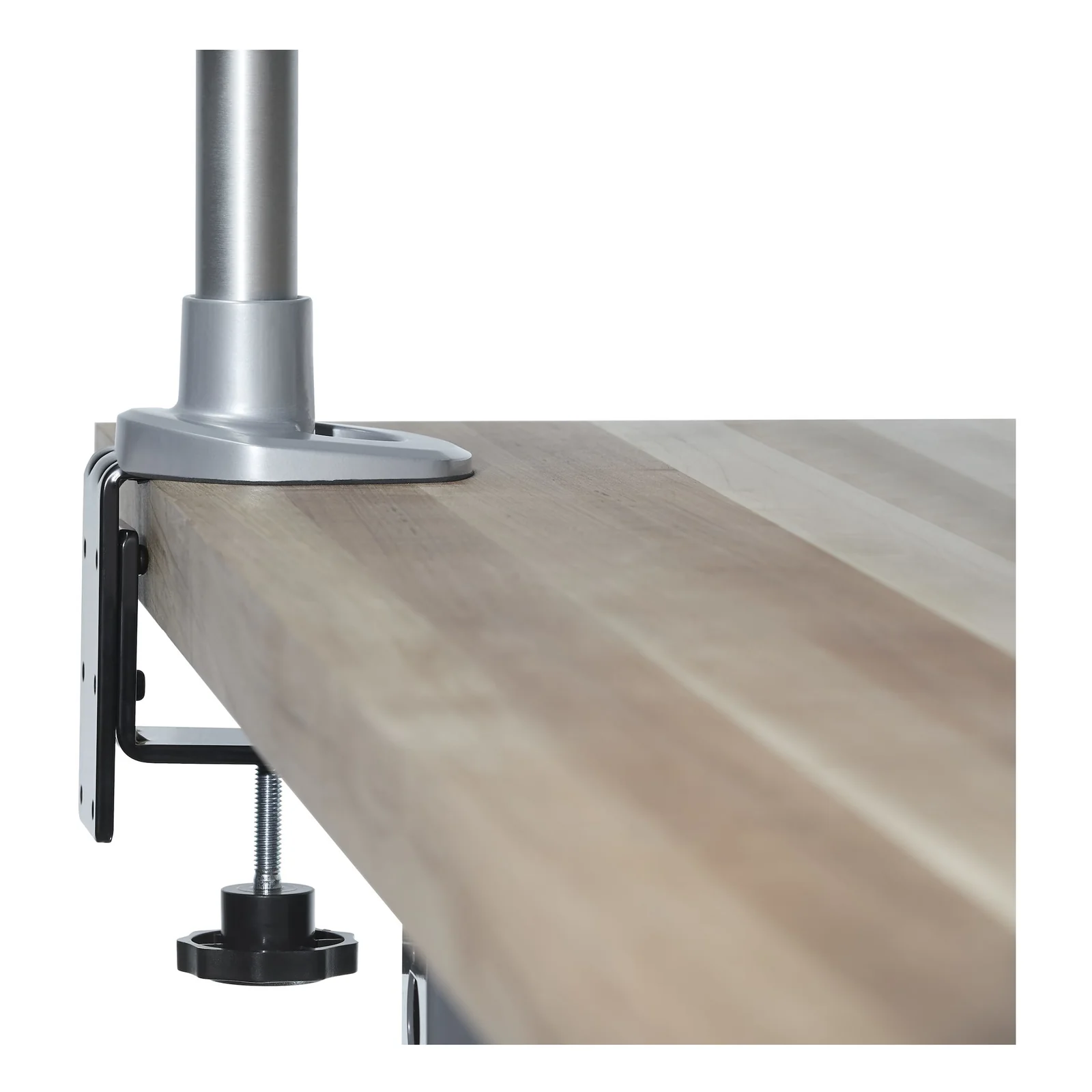 StarTech.com Support Écran Réglable en Hauteur - Bras Articulé Premium Argenté pour 1 Écran Plat/Incurvé/Ultra-Large ou Apple iMac/Thunderbolt jusqu'à 49"(14kg) - Pince / oeillet