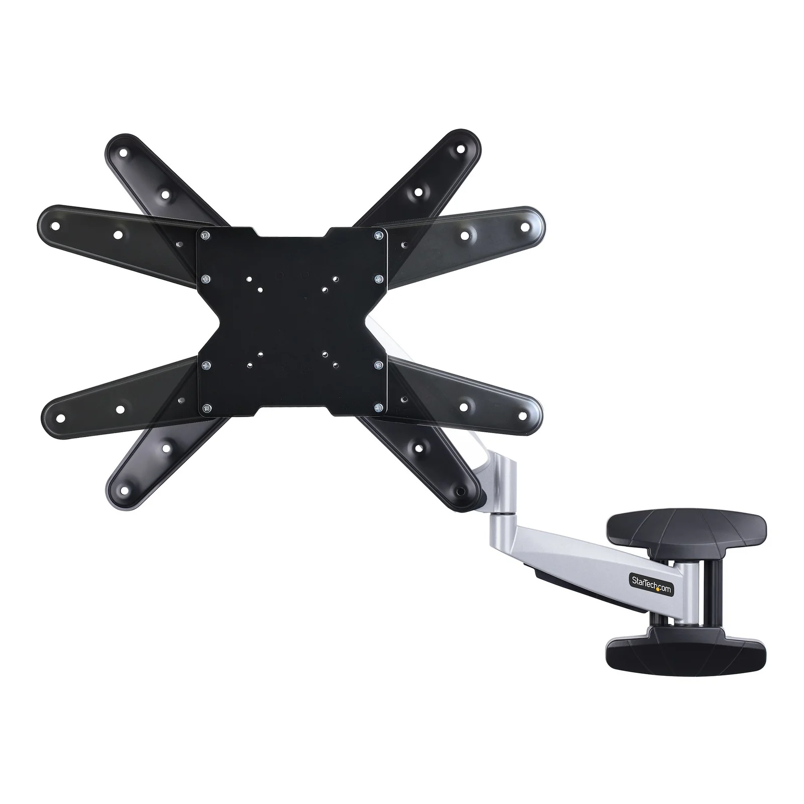 StarTech.com Support Mural TV VESA - Fixation Murale VESA Réglable pour Écrans 23-55" - Support Mural TV Mince Supportant 30kg - Bras Articulé TV 55 pouces - Support Mural TV Pivotant/Extensible/Basculant