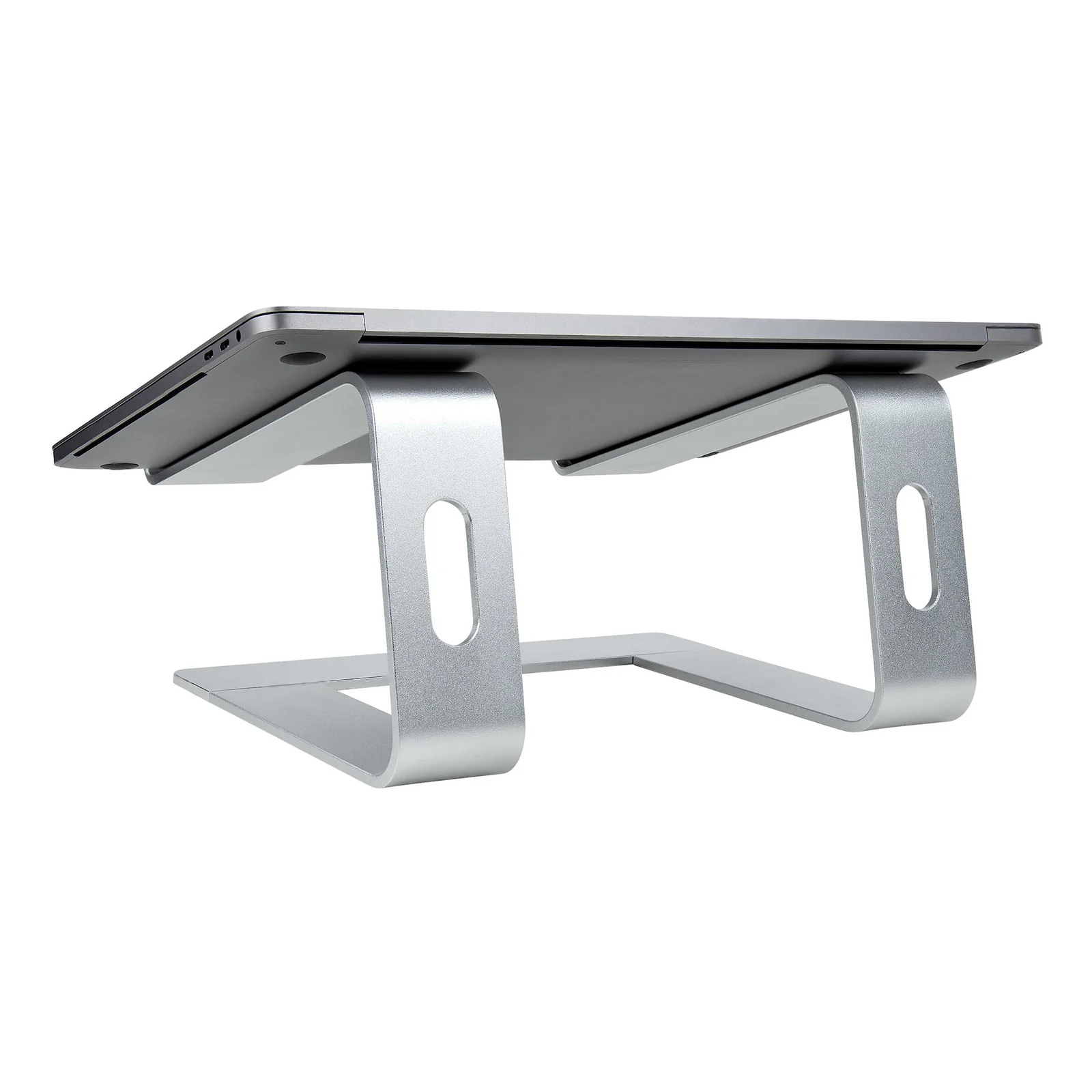 StarTech.com Support Ordinateur Portable (5kg) - Socle Ordinateur Portable en Aluminium, Argenté - Réhausseur PC pour MacBook Air/Pro, Dell XPS, Lenovo - Élévateur/Surélévateur Ergonomique pour Bureau