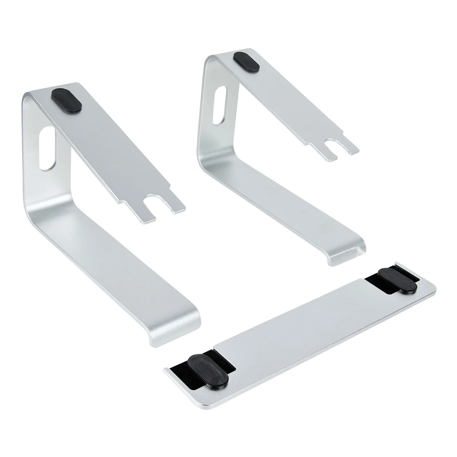 StarTech.com Support Ordinateur Portable (5kg) - Socle Ordinateur Portable en Aluminium, Argenté - Réhausseur PC pour MacBook Air/Pro, Dell XPS, Lenovo - Élévateur/Surélévateur Ergonomique pour Bureau