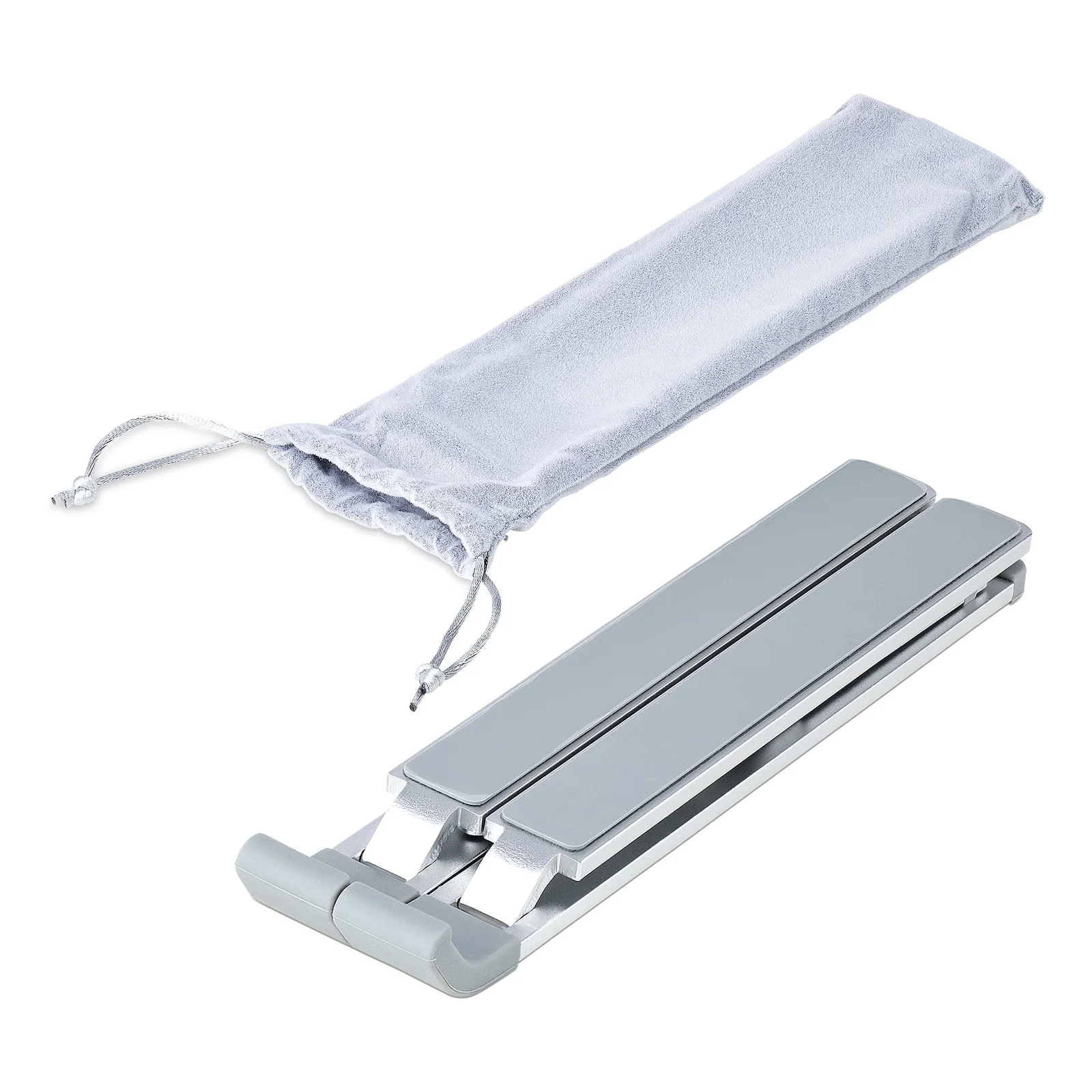StarTech.com Support Pliable pour Ordinateur Portable - Support Ergonomique pour PC Portable Réglable en Hateur - Support Inclinable avec Cadre en Aluminium Ventilé Supportant 10kg - Rehausseur pour PC Surélevé