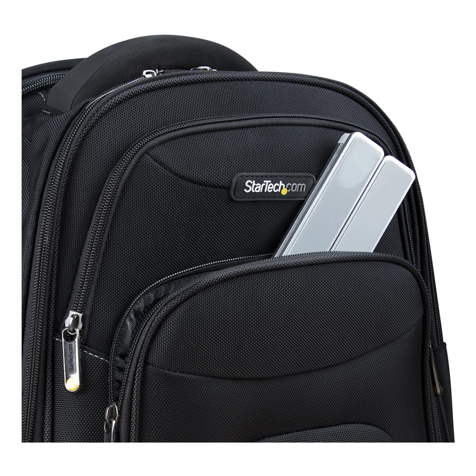 StarTech.com Support Pliable pour Ordinateur Portable - Support Ergonomique pour PC Portable Réglable en Hateur - Support Inclinable avec Cadre en Aluminium Ventilé Supportant 10kg - Rehausseur pour PC Surélevé