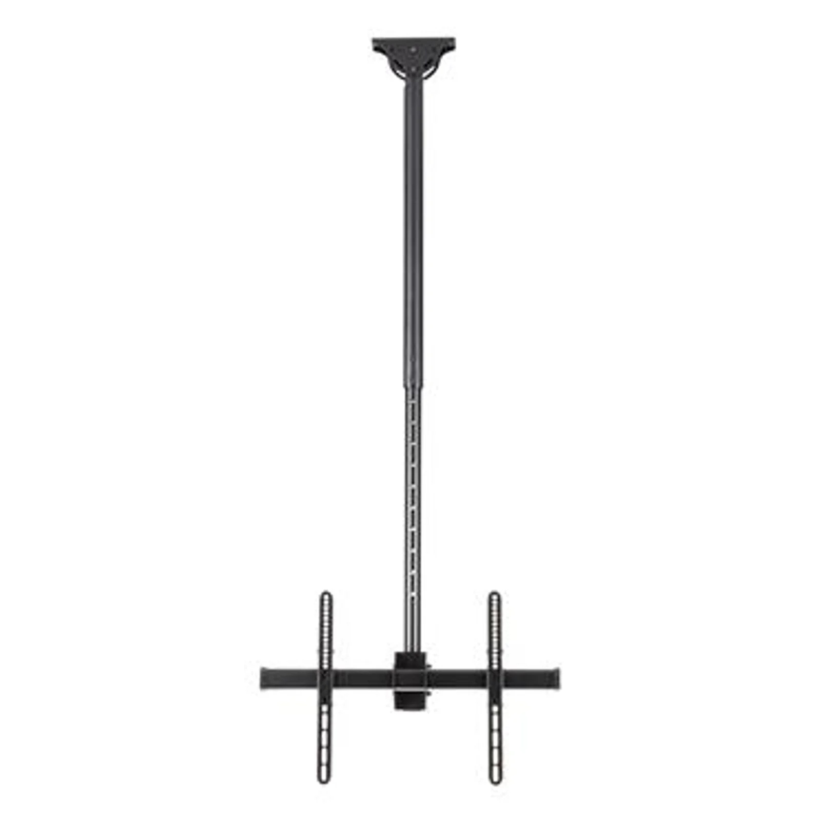 StarTech.com Support TV pour Plafond - Support Universel pour Écran Unique avec Mât Télescopique Réglable - Inclinable/Pivotant - Support VESA pour Écrans 32"-75