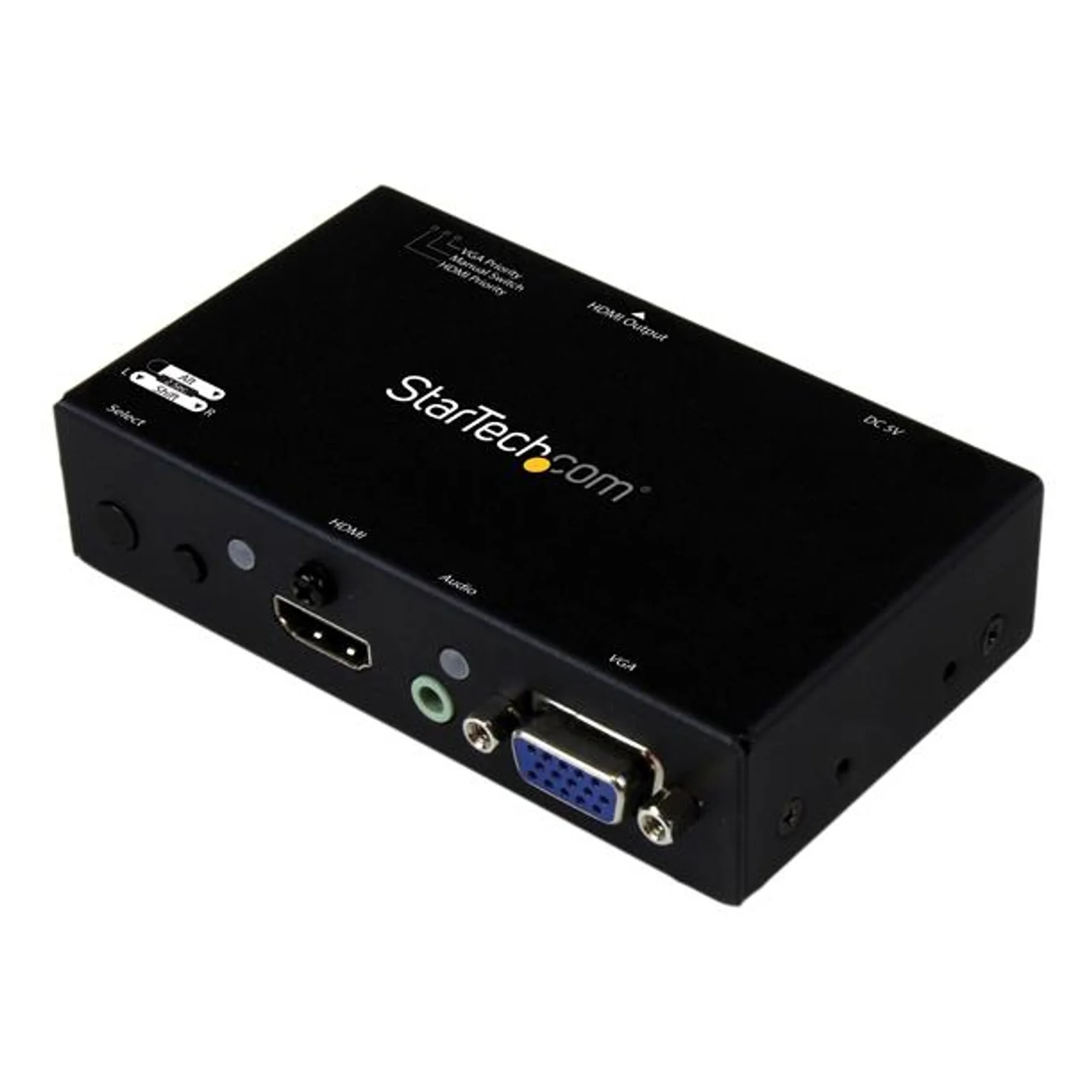 Switch 2x1 HDMI et VGA vers HDMI avec convertisseur VGA vers HDMI et commutation prioritaire - 1080p