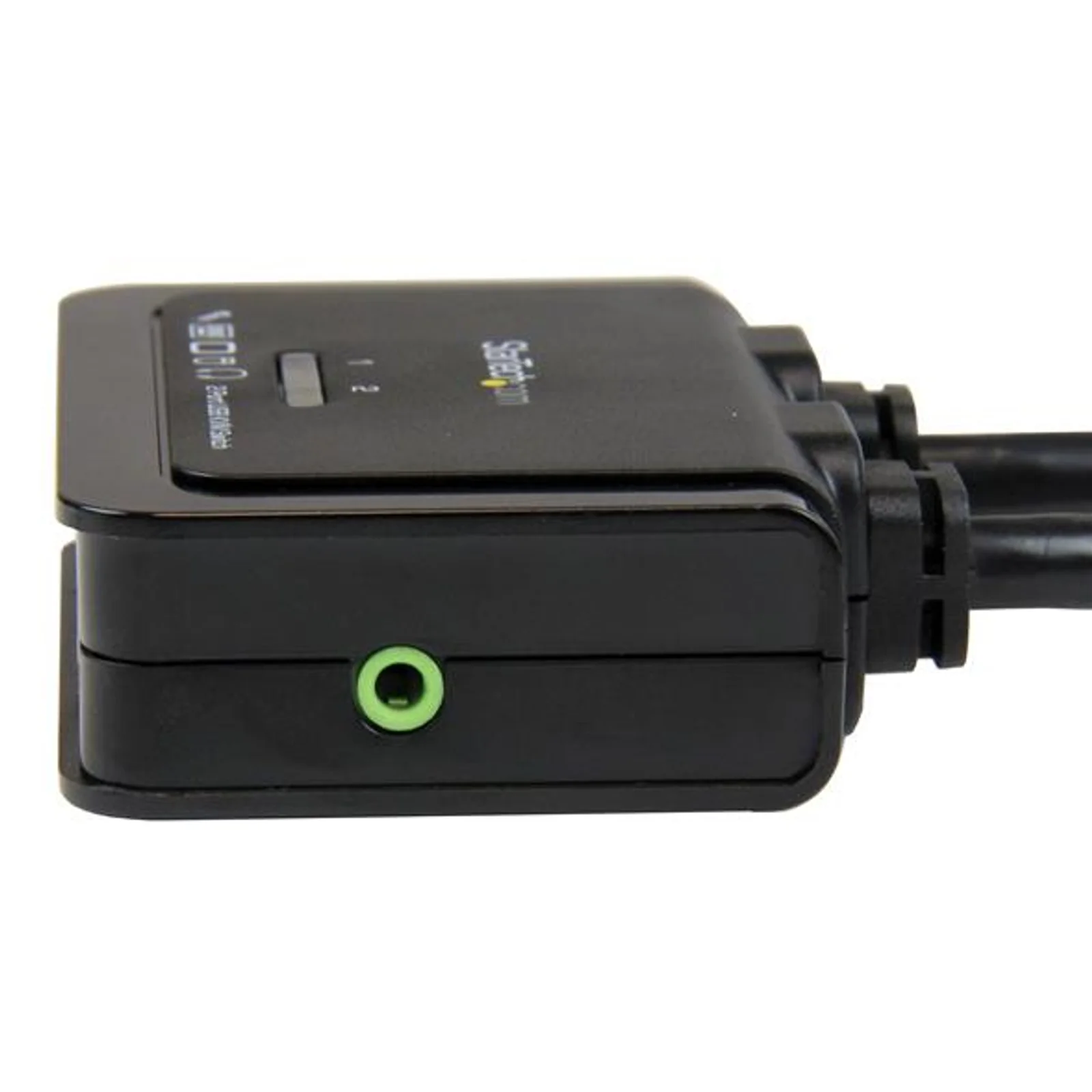 StarTech.com Switch Commutateur KVM 2 Ports USB, HDMI avec Audio et Câbles pour 2 PC sur 1 écran - Auto Alimenté