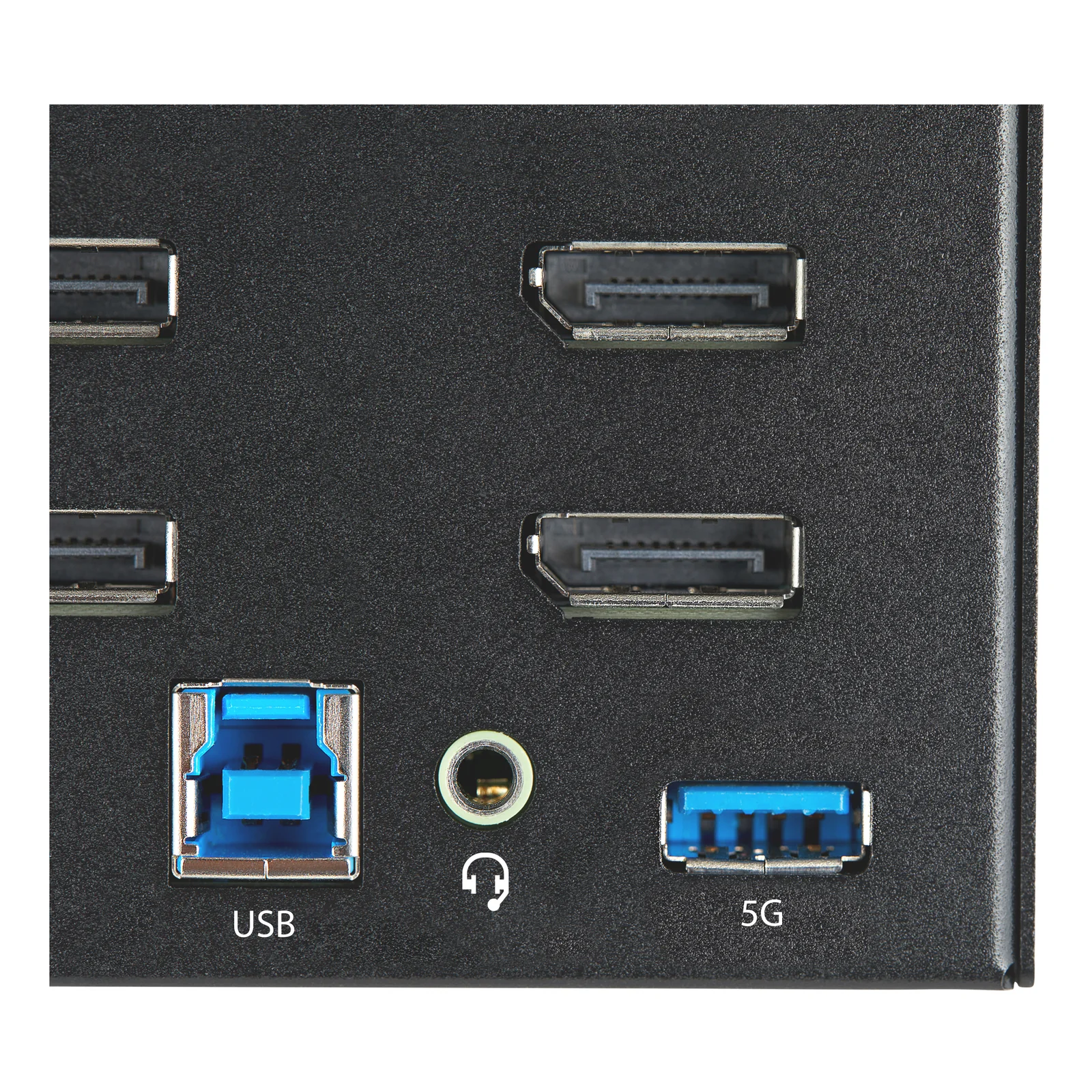 StarTech.com Switch KVM 2 Ports Quadruple Écran DisplayPort - 4K 60Hz UHD HDR - Concentrateur KVM 4K DP 1.2 avec 2 Ports USB 3.0 (5Gbps) & 4 Ports USB 2.0 HID, Audio - Commutation Raccourci Clavier - TAA