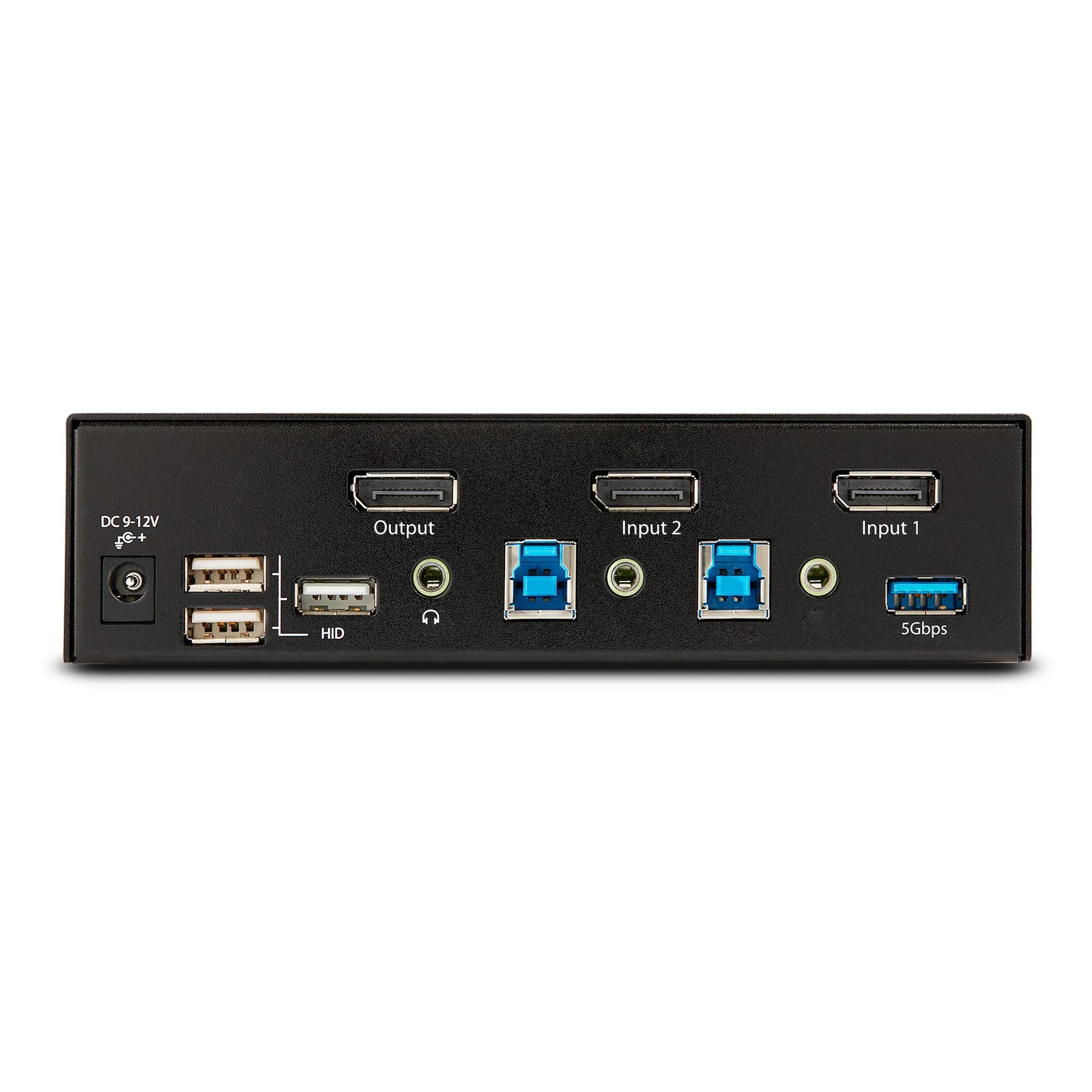 StarTech.com Switch KVM DisplayPort 2 Ports - 8K 60H/4K 144Hz, Écran Unique, DisplayPort 1.4, 2 Ports USB 3.0, 4x USB 2.0 HID, Commutateur KVM, Commutation par Bouton-Poussoir, Conforme TAA - Indépendant de l'OS