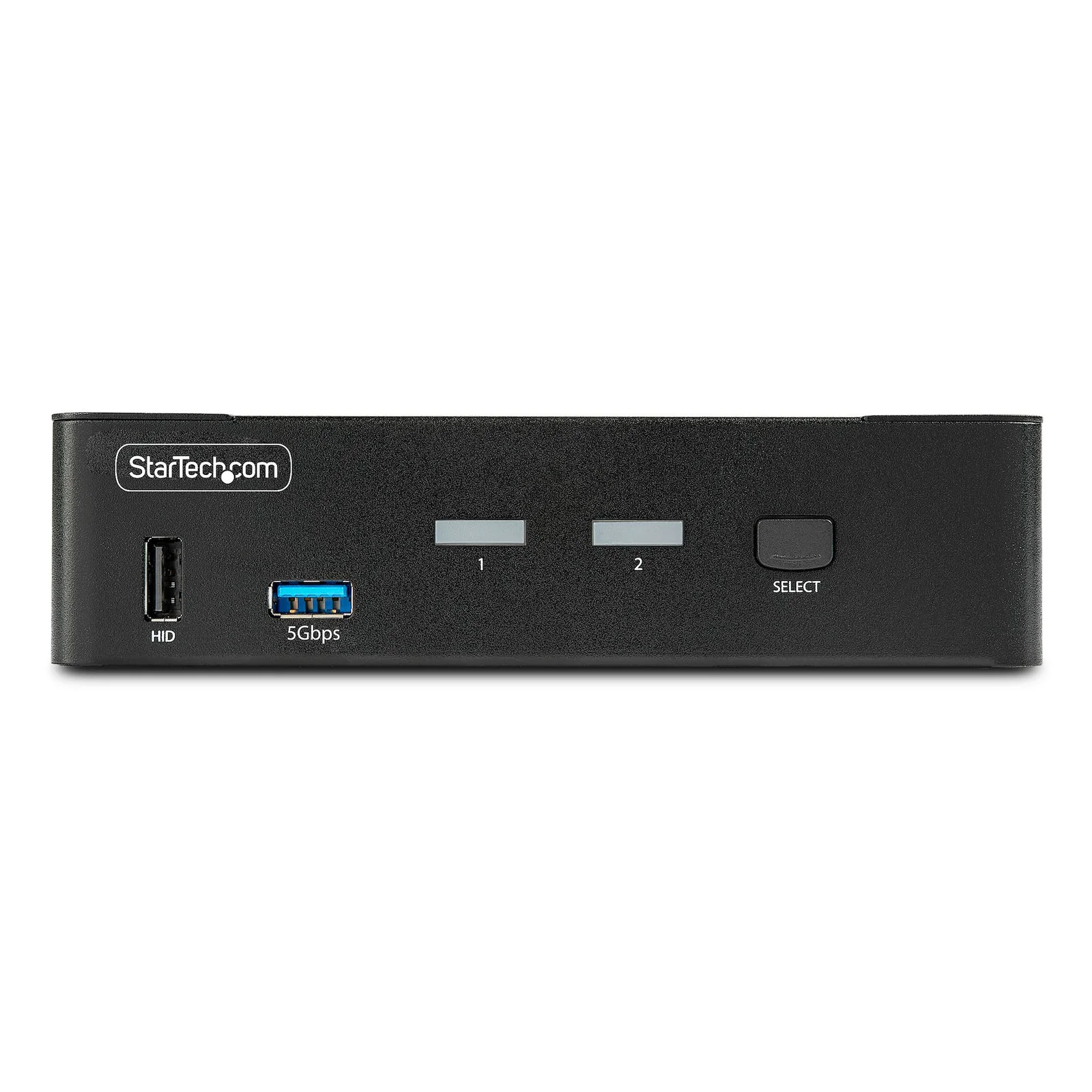 StarTech.com Switch KVM DisplayPort 2 Ports - 8K 60H/4K 144Hz, Écran Unique, DisplayPort 1.4, 2 Ports USB 3.0, 4x USB 2.0 HID, Commutateur KVM, Commutation par Bouton-Poussoir, Conforme TAA - Indépendant de l'OS