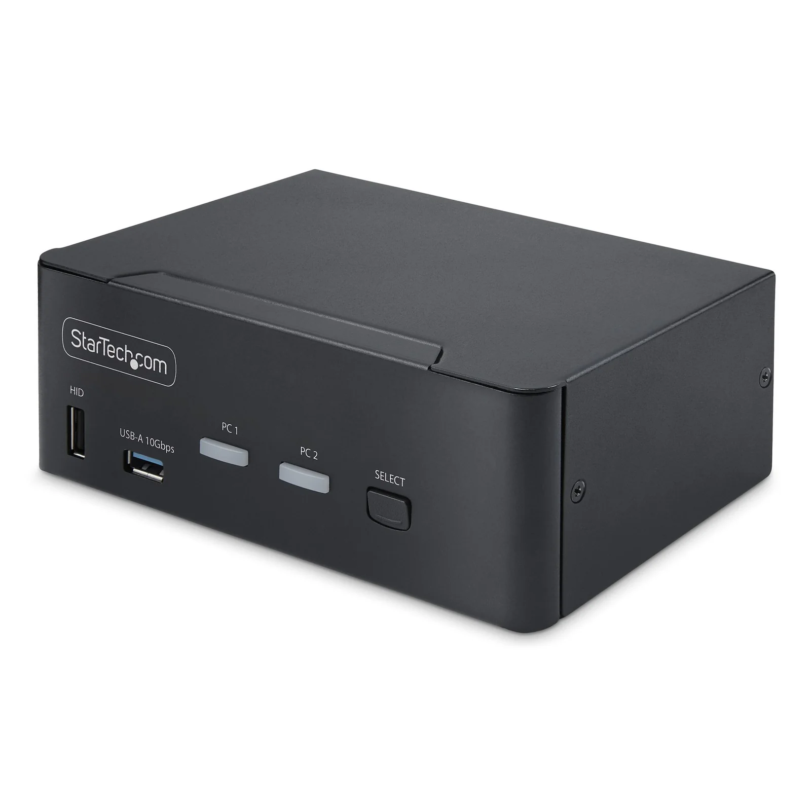 Switch KVM DisplayPort 2 Ports, 8K 60Hz / 4K 144Hz, DP 1.4, 2 Ports USB 10Gbps, 4 Ports USB HID, Commutateur KVM, Commutation par Touches de Raccourci, Conforme TAA