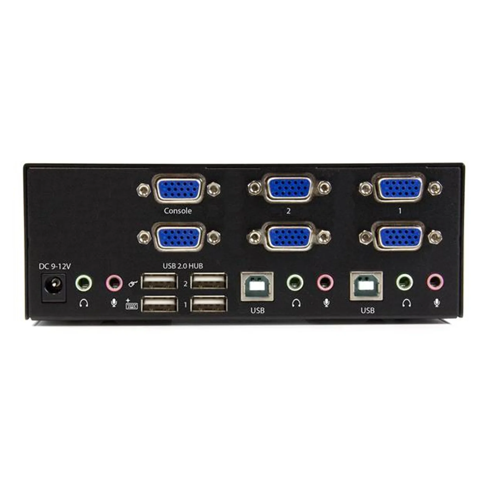 StarTech.com Switch KVM USB double VGA à 2 ports avec hub USB 2.0 à 2 ports