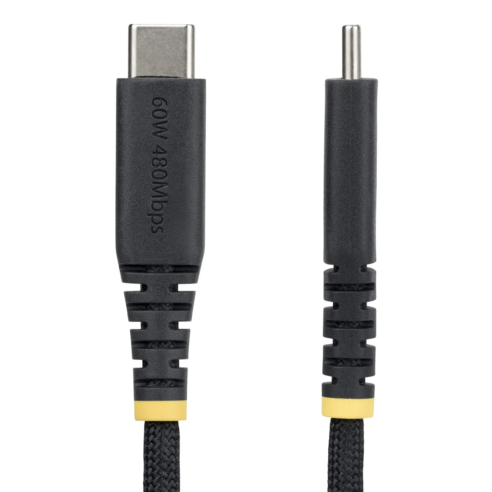 StarTech.com USB2CC15CMNCBR câble USB USB 2.0 0,15 m USB C 0,48 Gbit/s 60 W Noir