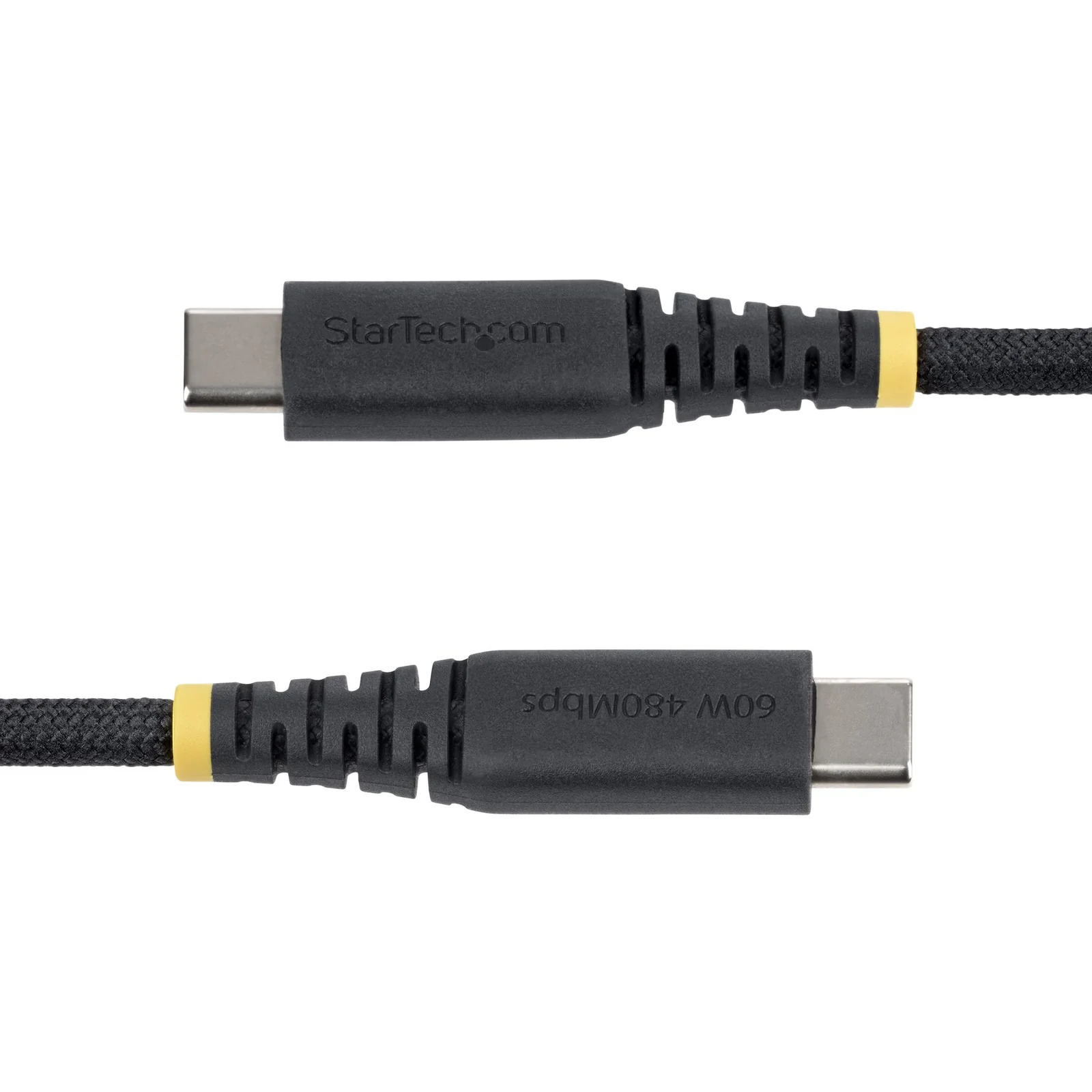 StarTech.com USB2CC15CMNCBR câble USB USB 2.0 0,15 m USB C 0,48 Gbit/s 60 W Noir