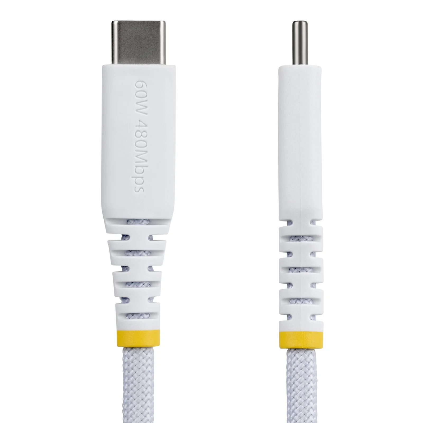 StarTech.com USB2CC15CMNCBRWH câble USB USB 2.0 0,15 m USB C 0,48 Gbit/s 60 W Blanc