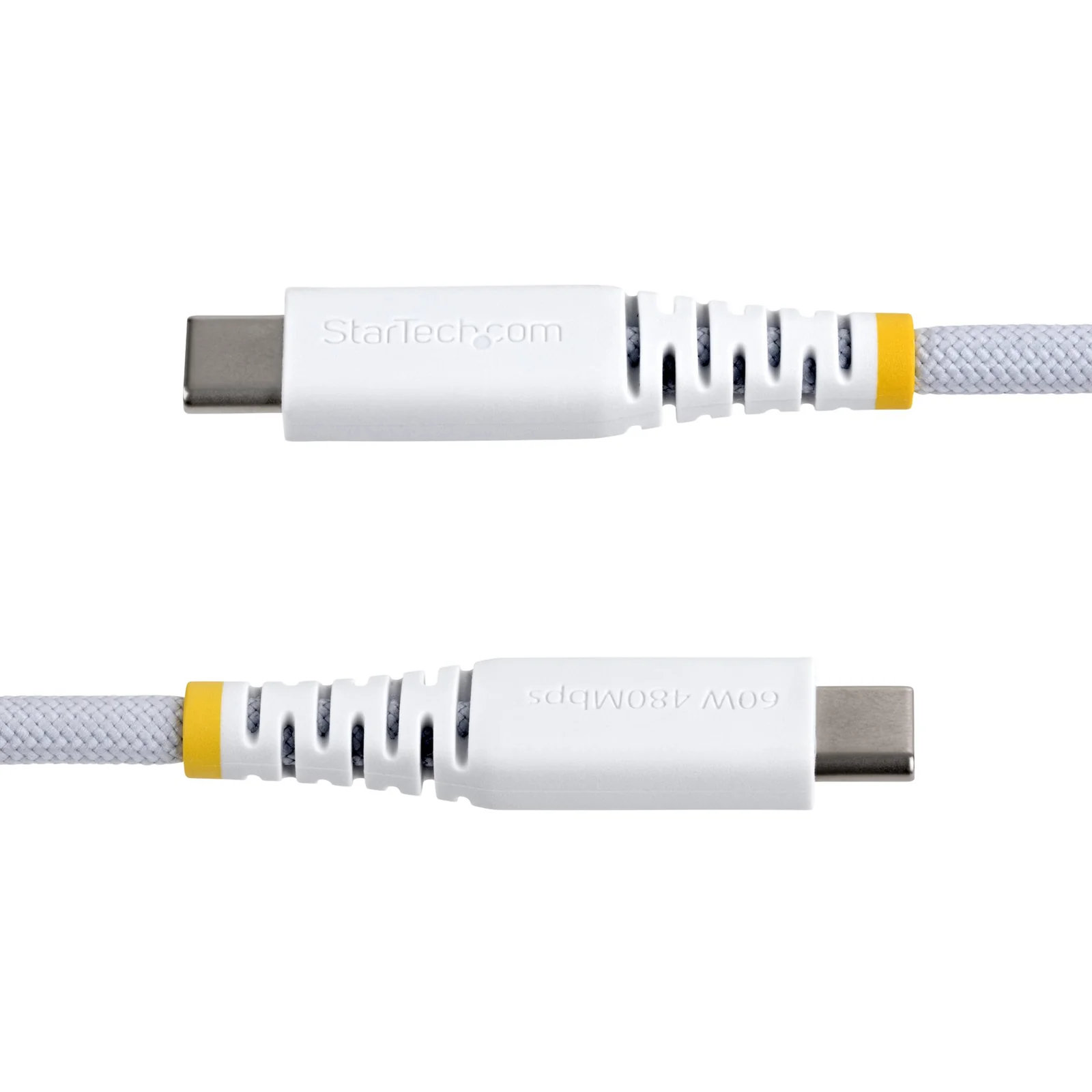 StarTech.com USB2CC15CMNCBRWH câble USB USB 2.0 0,15 m USB C 0,48 Gbit/s 60 W Blanc