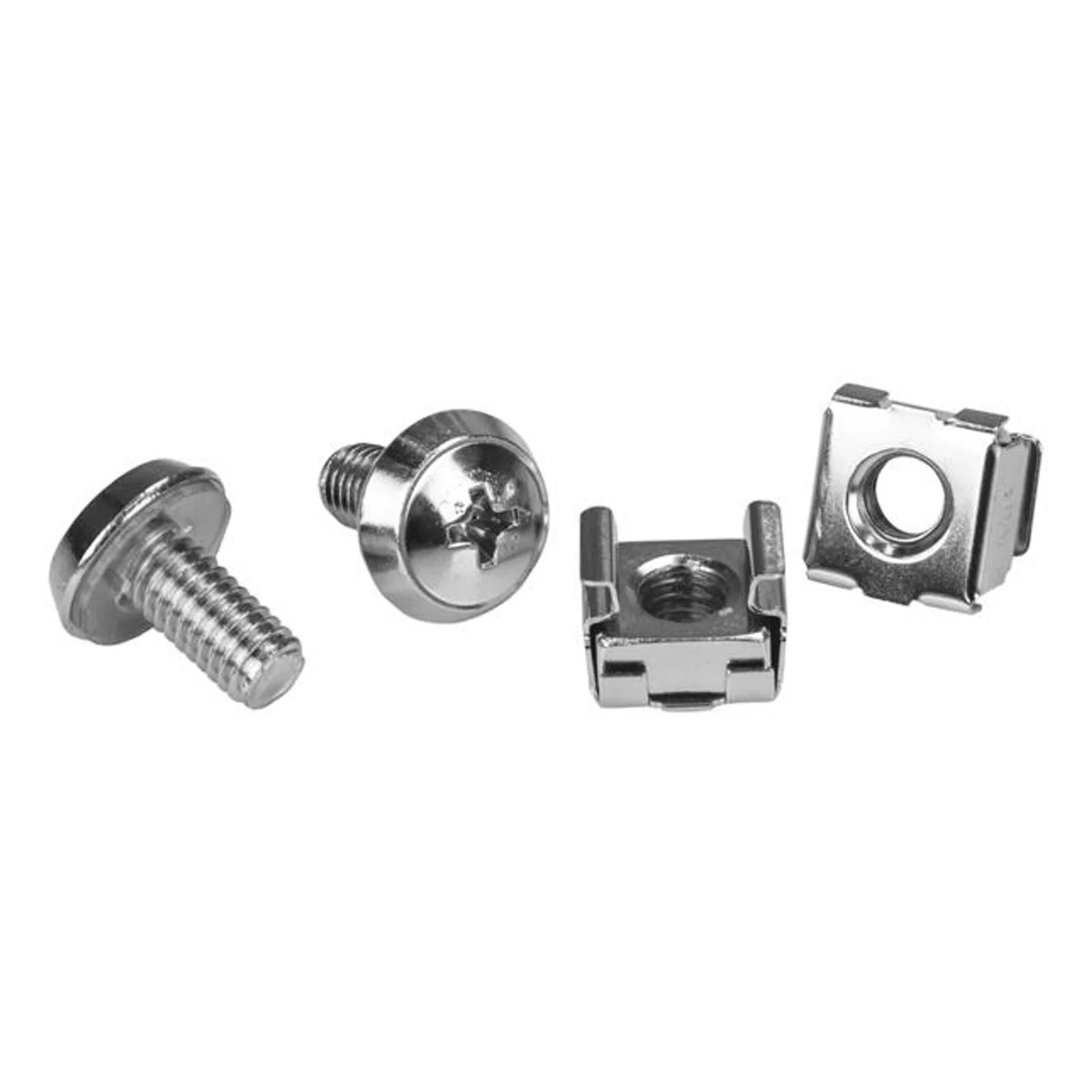 Vis M6 et écrous cages M6 pour rack serveur - Paquet de 20