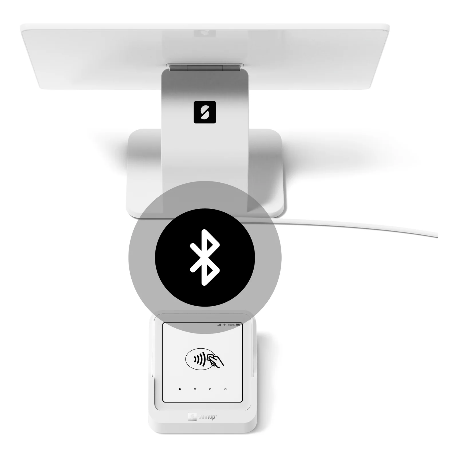 SumUp POS Lite & Solo 33 cm (13") 1920 x 1080 pixels Écran tactile Blanc