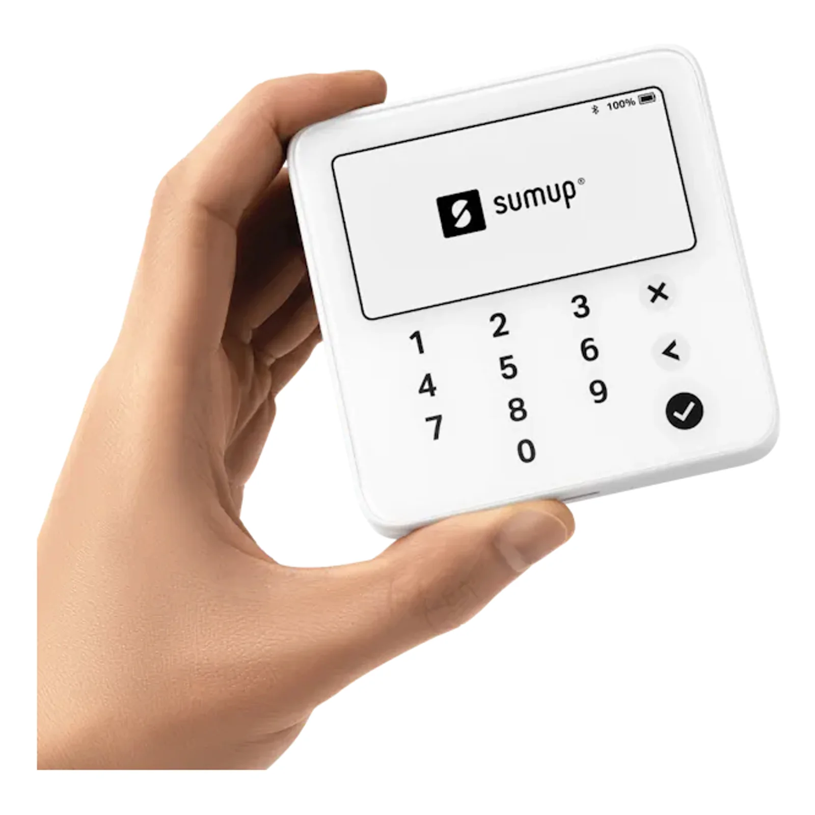 SumUp Solo lecteur de cartes à puce Intérieur & extérieur Batterie Wi-Fi + 3G Blanc