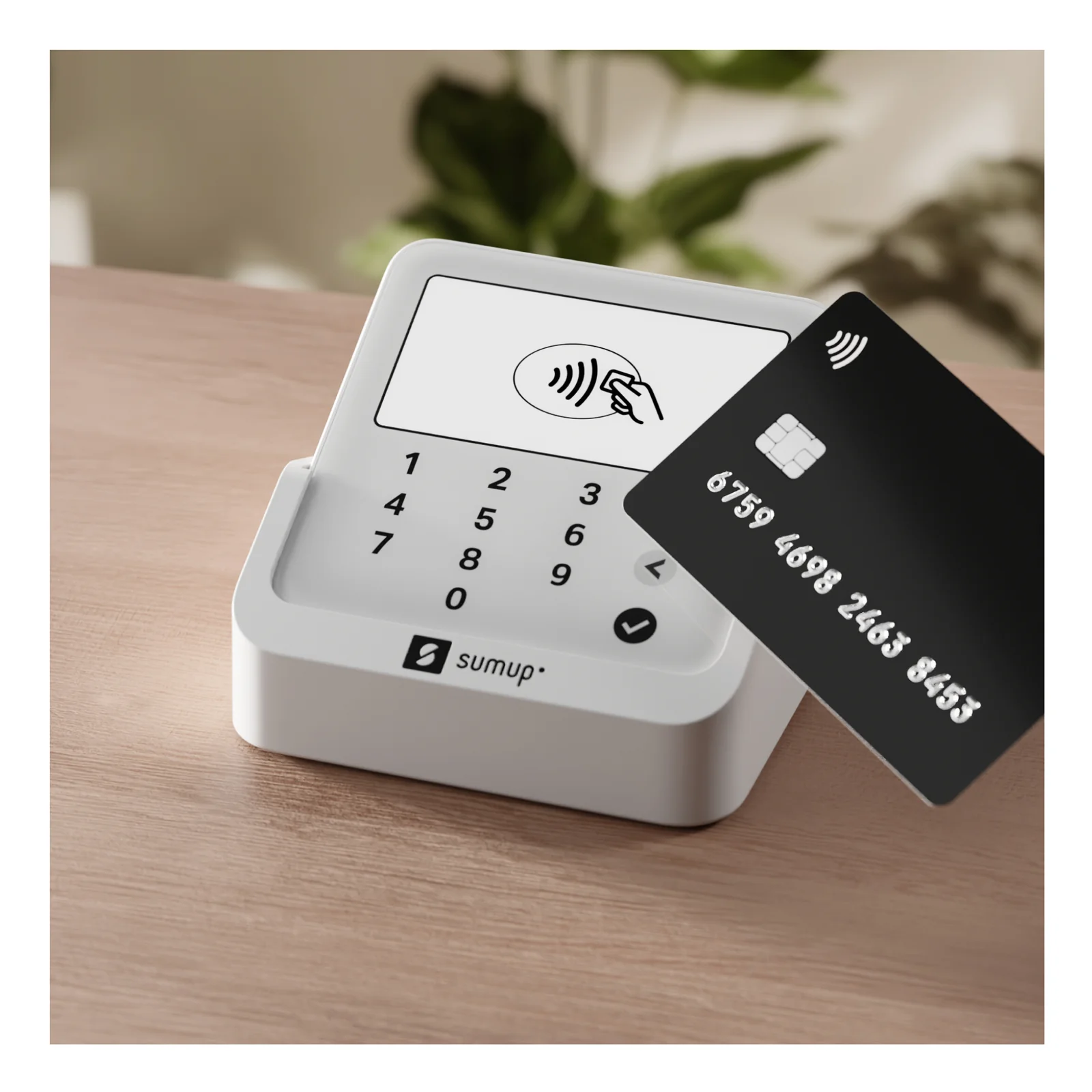 SumUp Solo Lite lecteur de cartes à puce Batterie Blanc