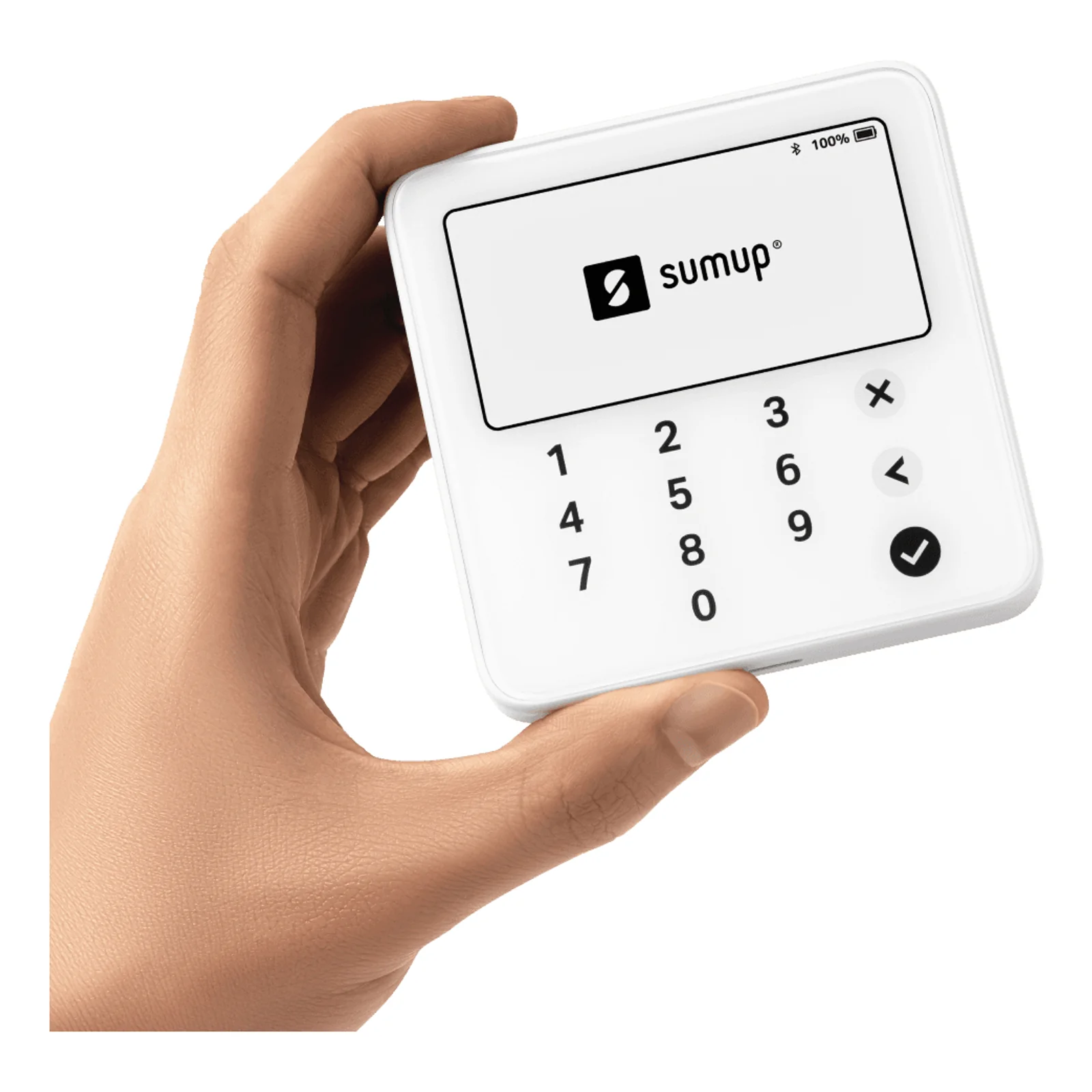 Solo Lite lecteur de cartes à puce Batterie Bluetooth Blanc