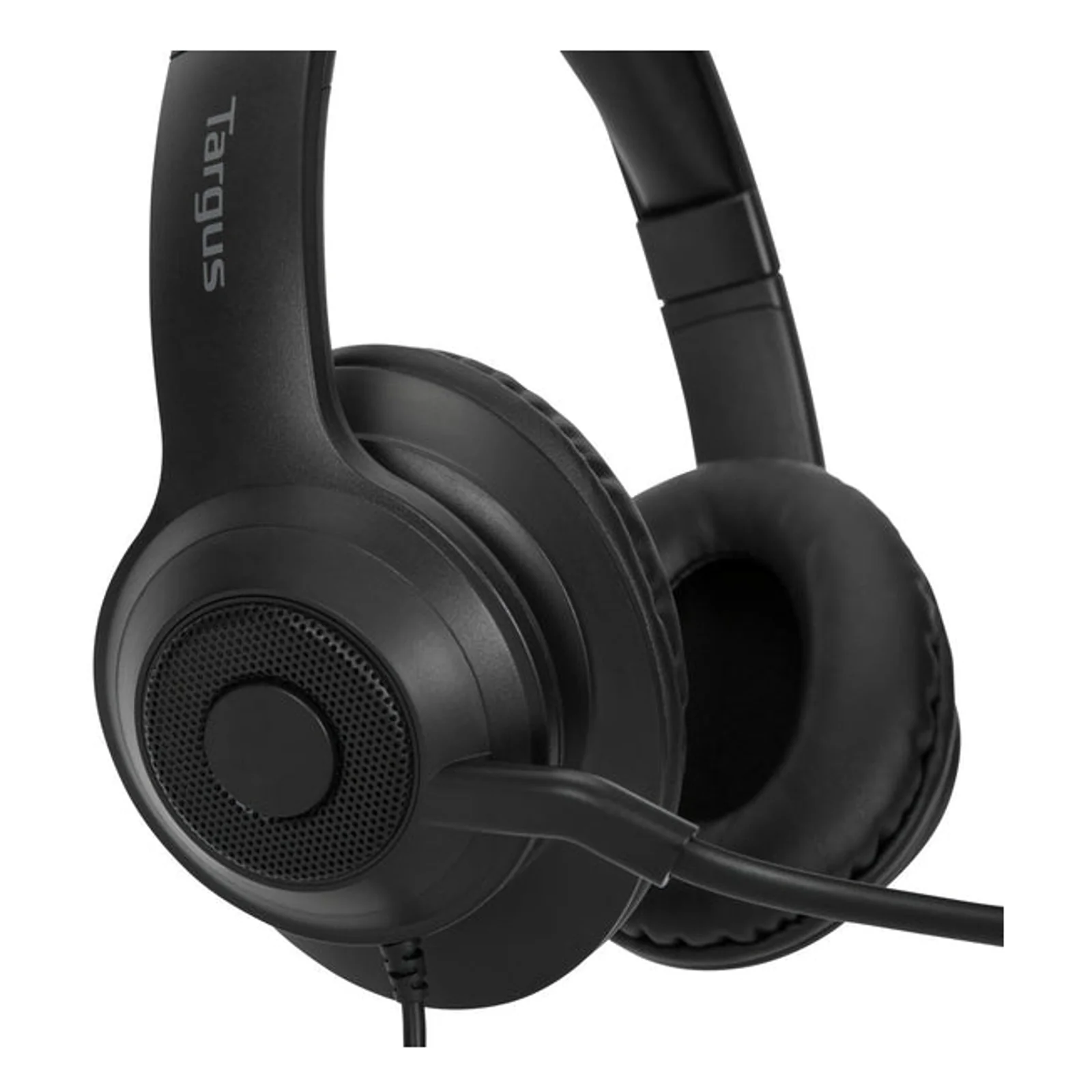 Targus AEH102GL casque Avec fil Arceau Appels/Musique USB Type-A Noir