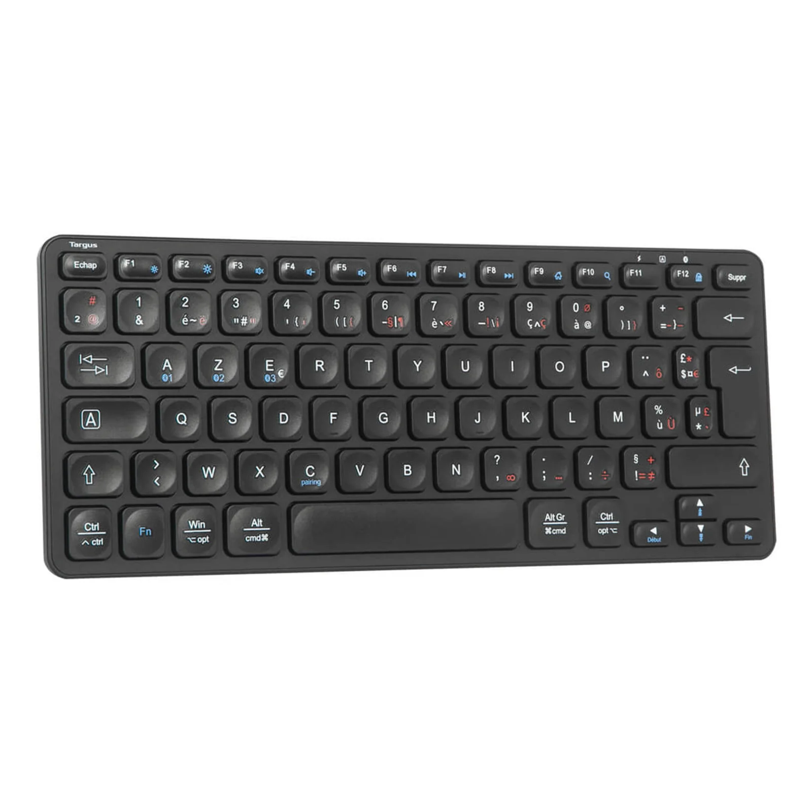 Targus AKB862FR clavier Universel Bluetooth AZERTY Français Noir