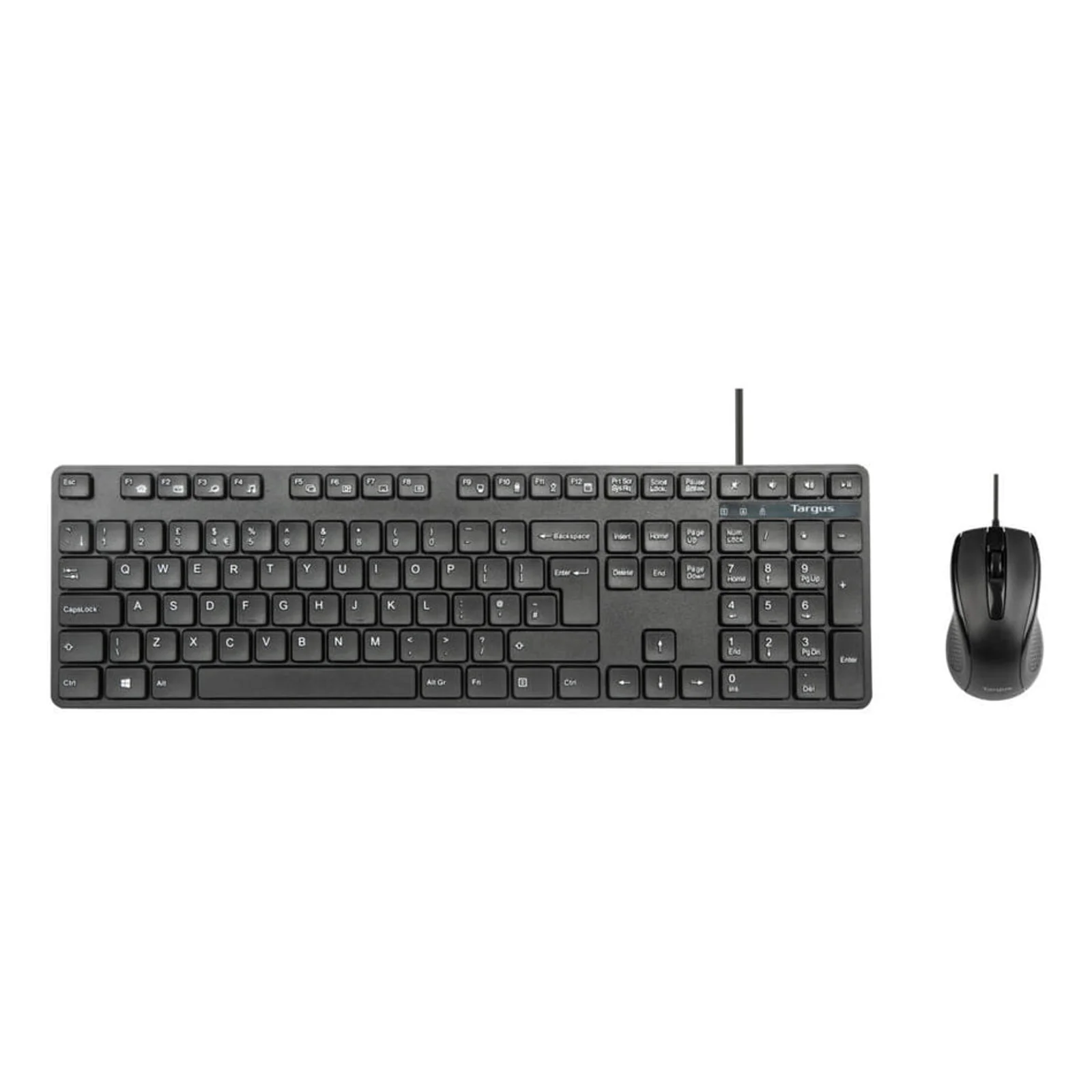 AKM622FR clavier Souris incluse Universel USB AZERTY Français Noir