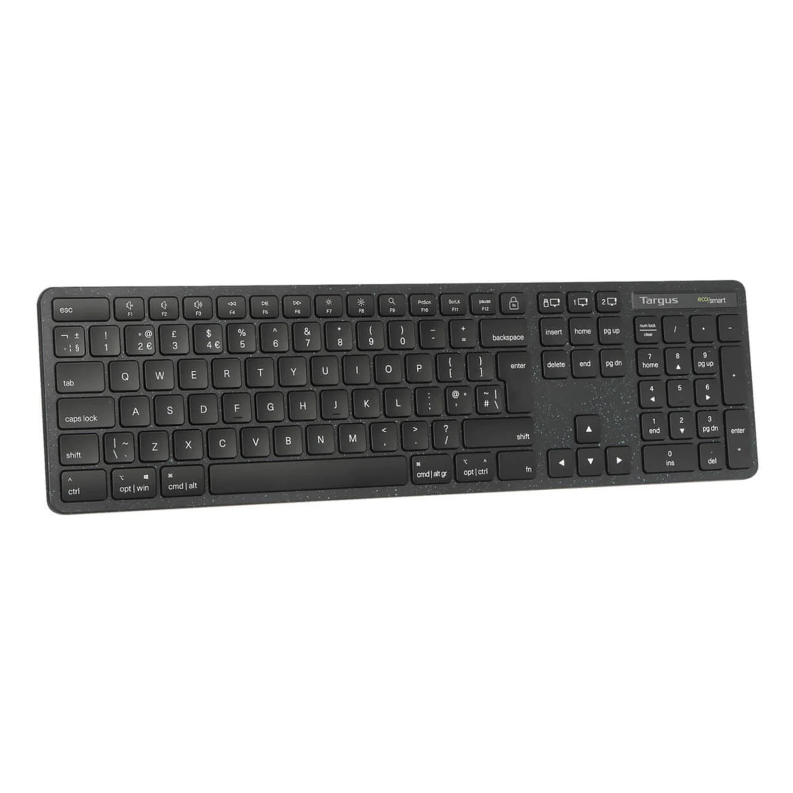 Targus EcoSmart AKB873FR clavier Universel RF sans fil + Bluetooth AZERTY Français Noir