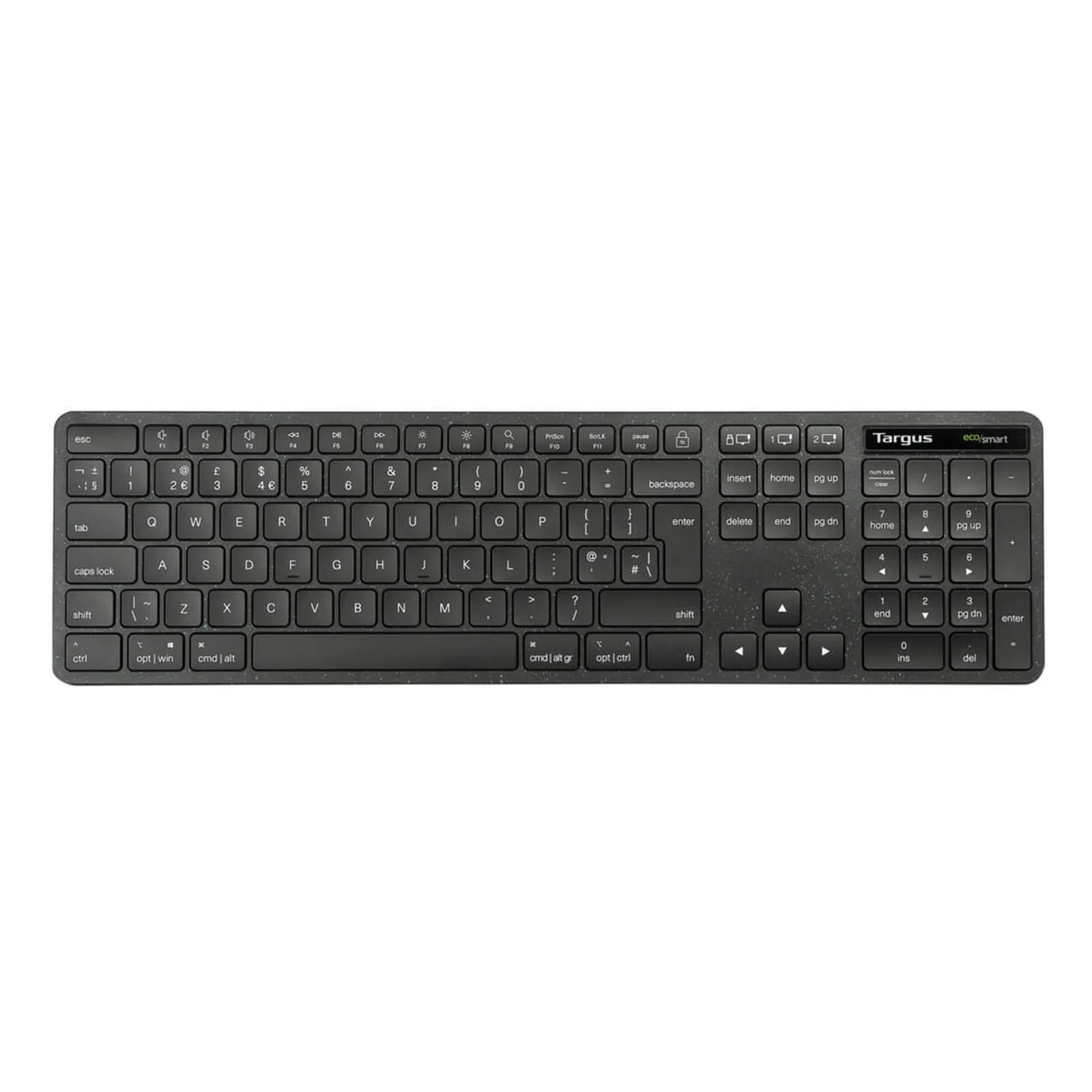 EcoSmart AKB873FR clavier Universel RF sans fil + Bluetooth AZERTY Français Noir