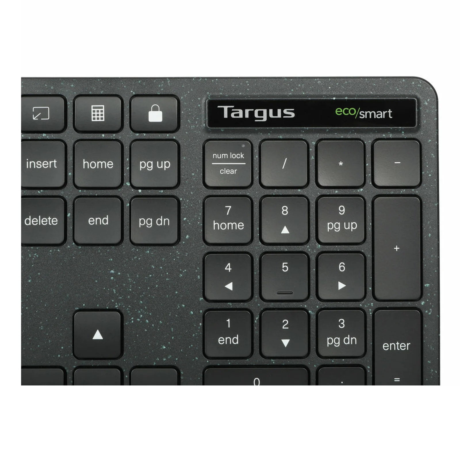 Targus EcoSmart AKB874UK clavier Universel USB QWERTY Anglais britannique Noir