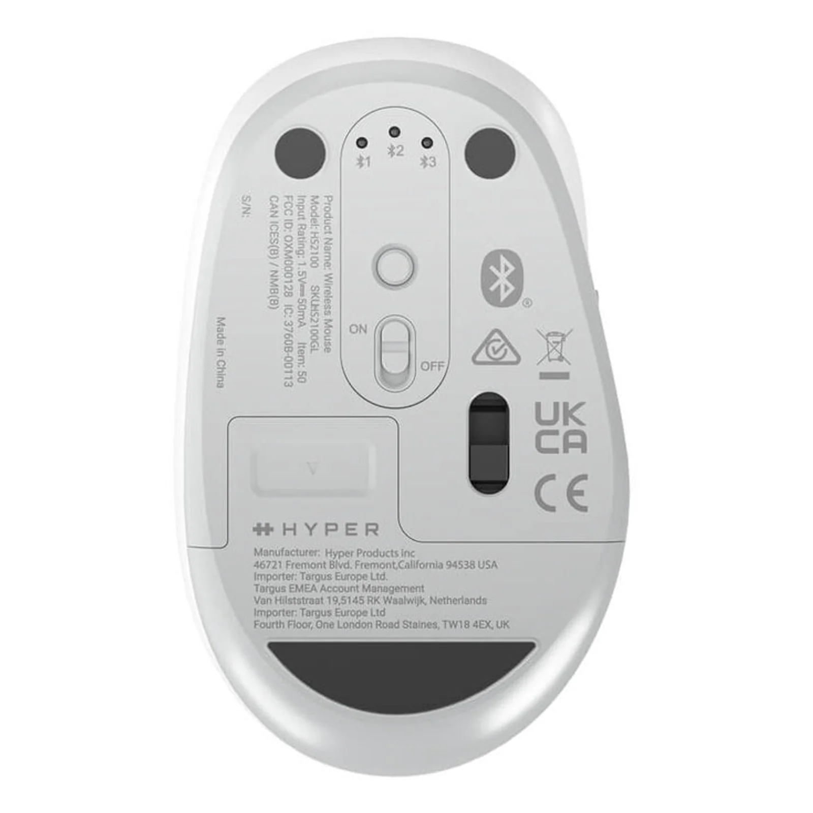Targus HS2100GL souris Maison Bluetooth