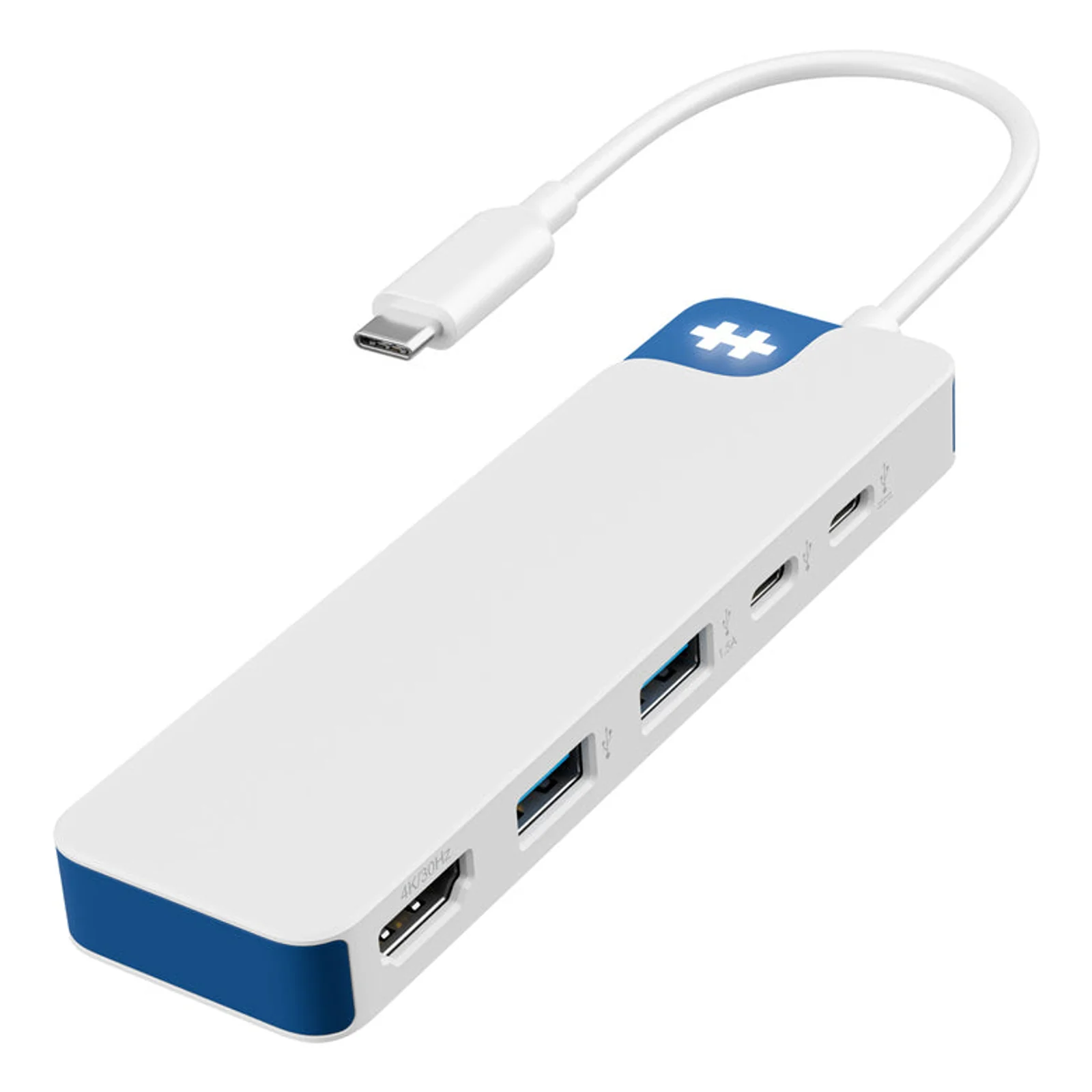 HyperDrive Avec fil USB 3.2 Gen 1 (3.1 Gen 1) Type-C Blanc
