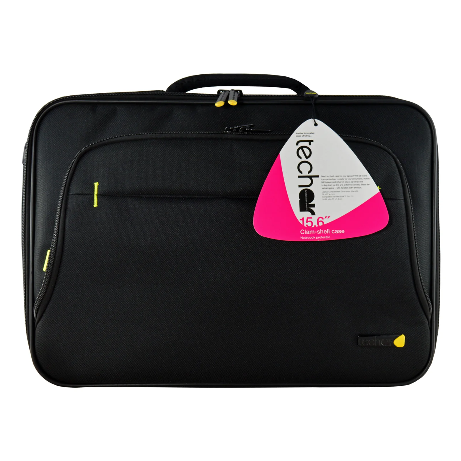 Techair Classic pro 39,6 cm (15.6") Malette Noir
