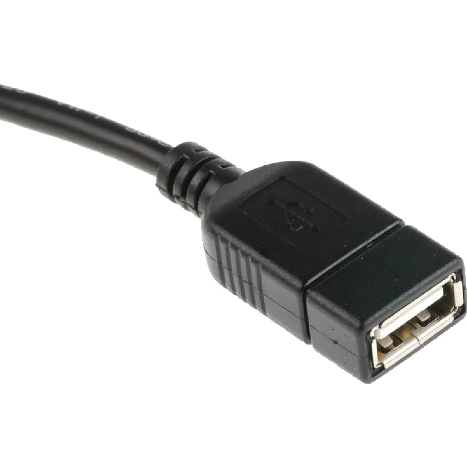 Techly 0.2m USB 2.0 Micro B - USB 2.0 A M/F câble USB 0,2 m Micro-USB B USB A 0,48 Gbit/s Noir