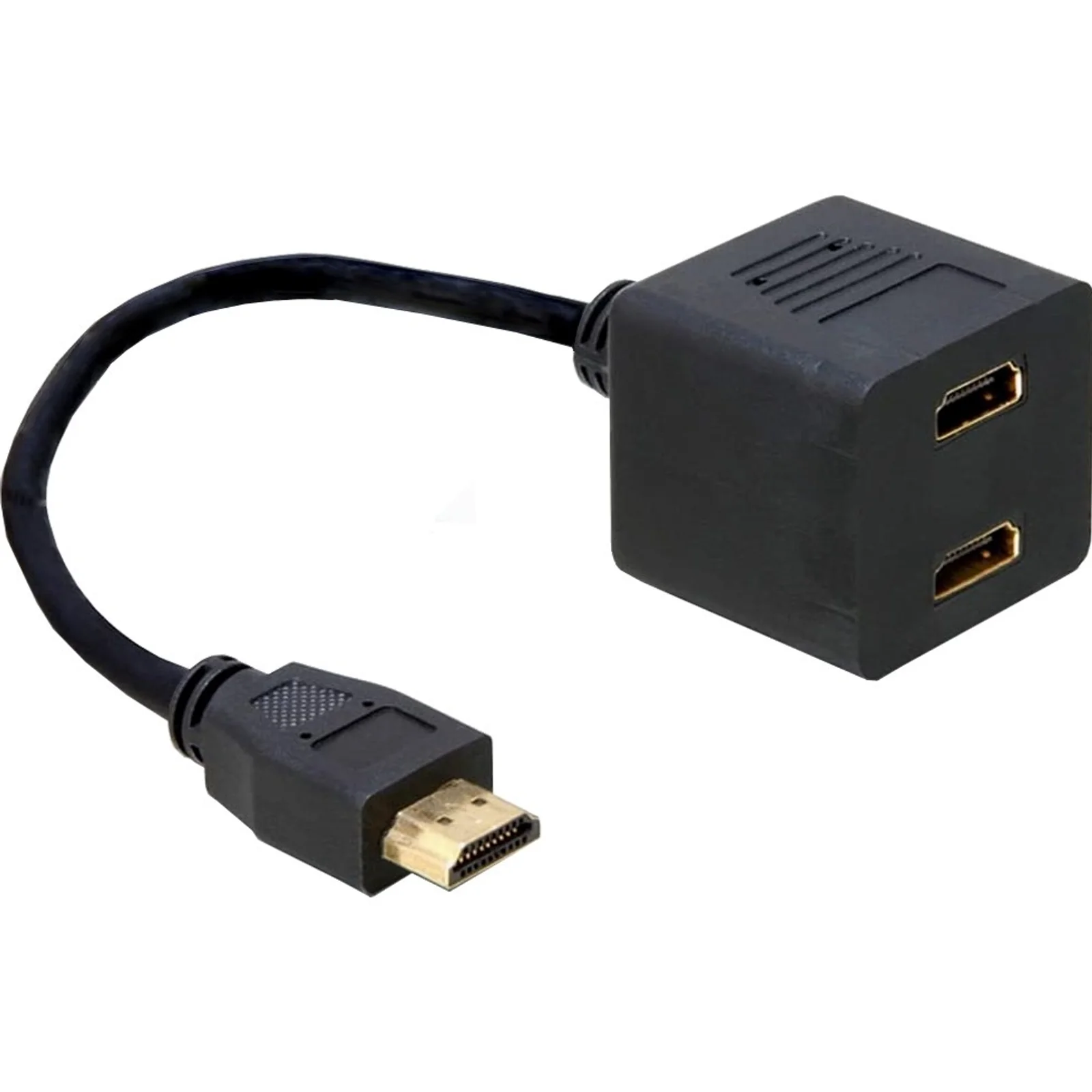 Techly 0.3m HDMI - 2x HDMI M/F câble HDMI 0,3 m HDMI Type A (Standard) 2 x HDMI Type A (Standard) Noir