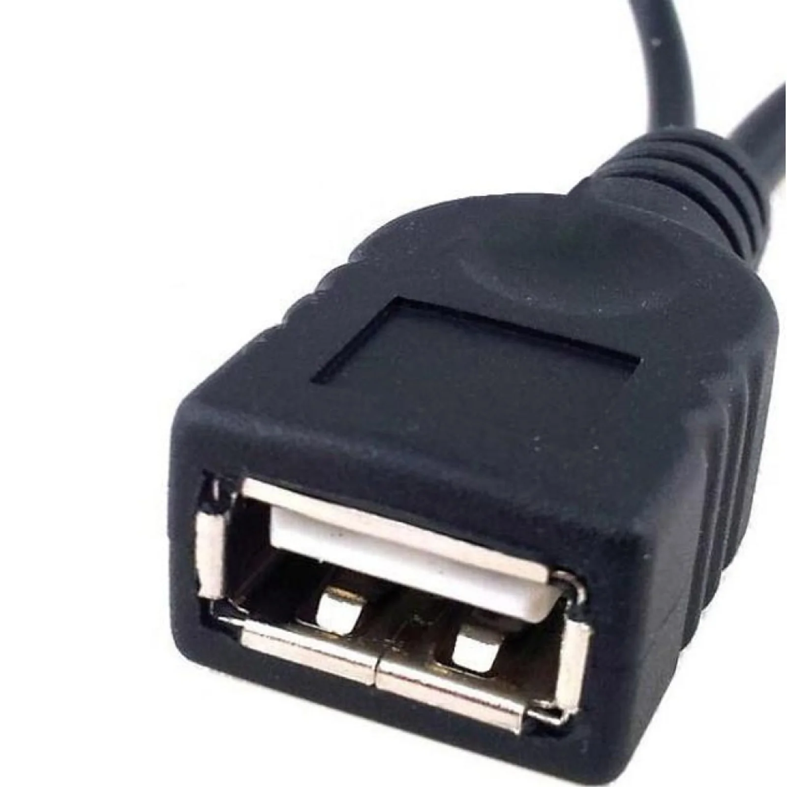 Techly 0.3m USB 2.0 A M/F - Micro USB 2.0 M câble USB 0,3 m USB A USB A/Micro-USB B Noir