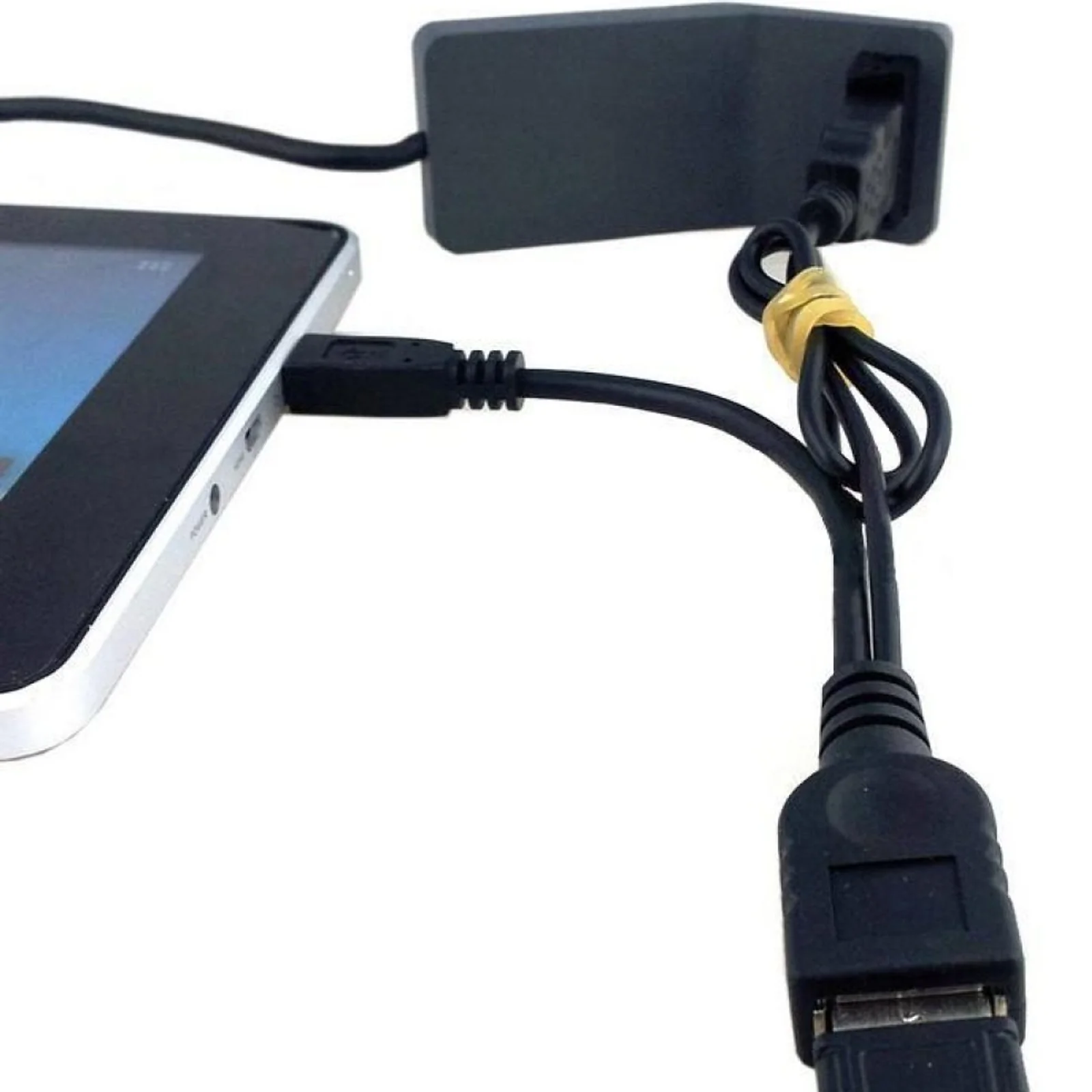 Techly 0.3m USB 2.0 A M/F - Micro USB 2.0 M câble USB 0,3 m USB A USB A/Micro-USB B Noir