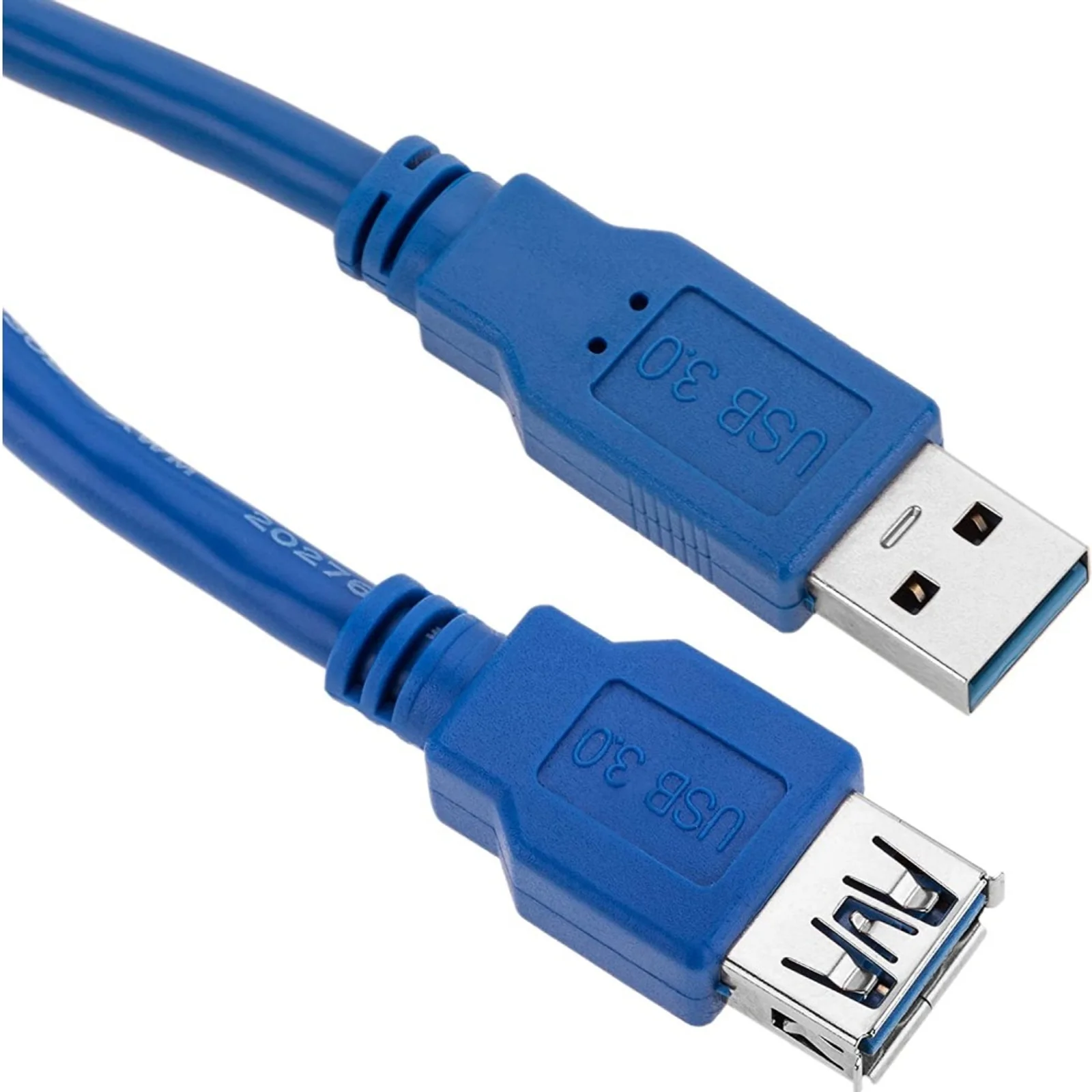 Techly 0.5m USB 3.0 A M/F câble USB USB 3.2 Gen 1 (3.1 Gen 1) 0,5 m USB A 5 Gbit/s Bleu