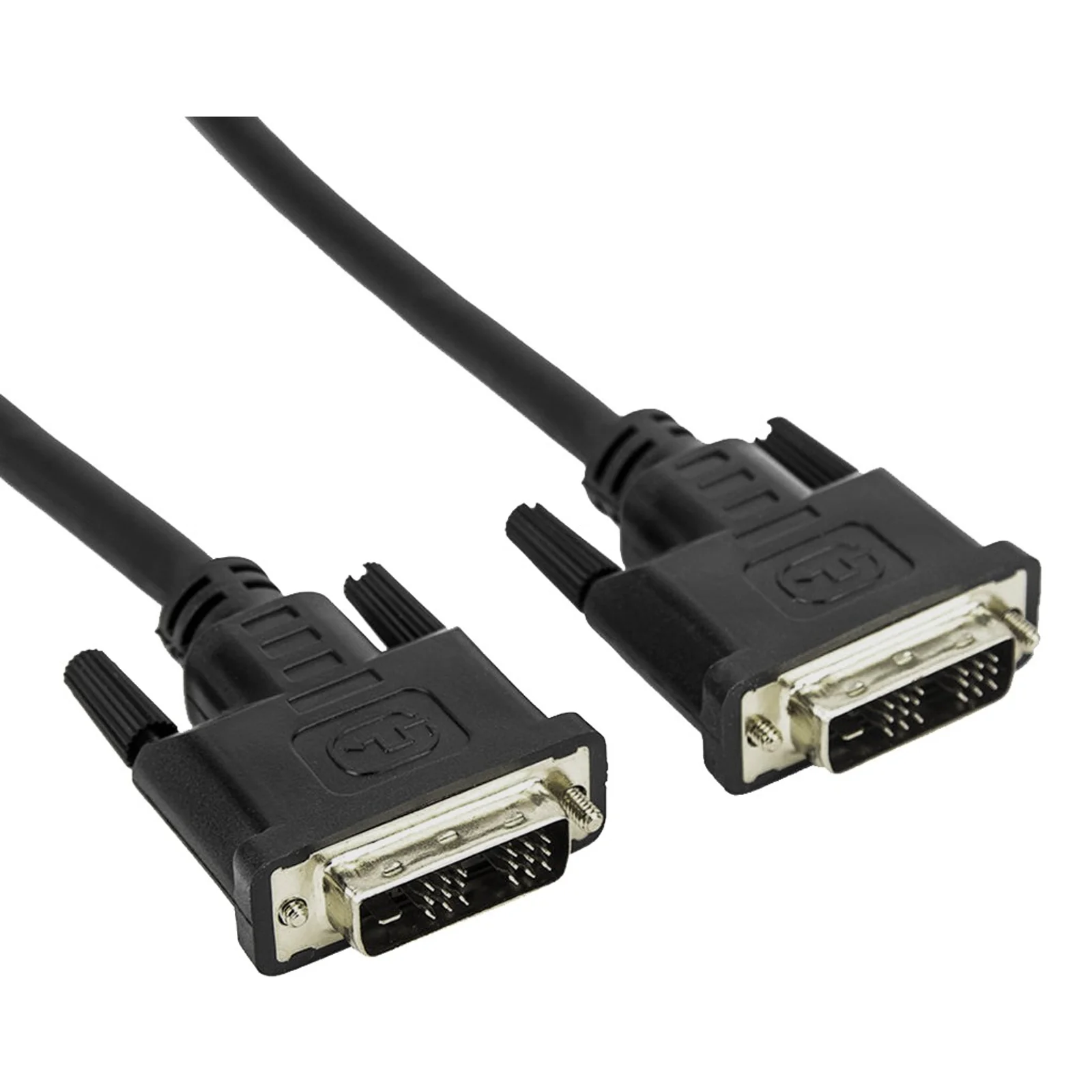Techly 5.0m DVI-D Single Link M/M câble DVI 5 m Noir