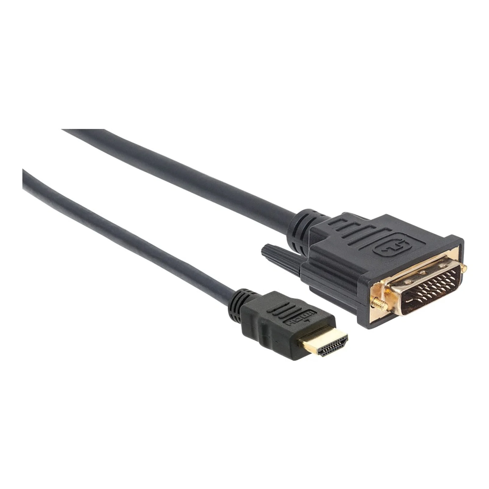 Techly 5.0m HDMI - DVI-D M/M 5 m Noir