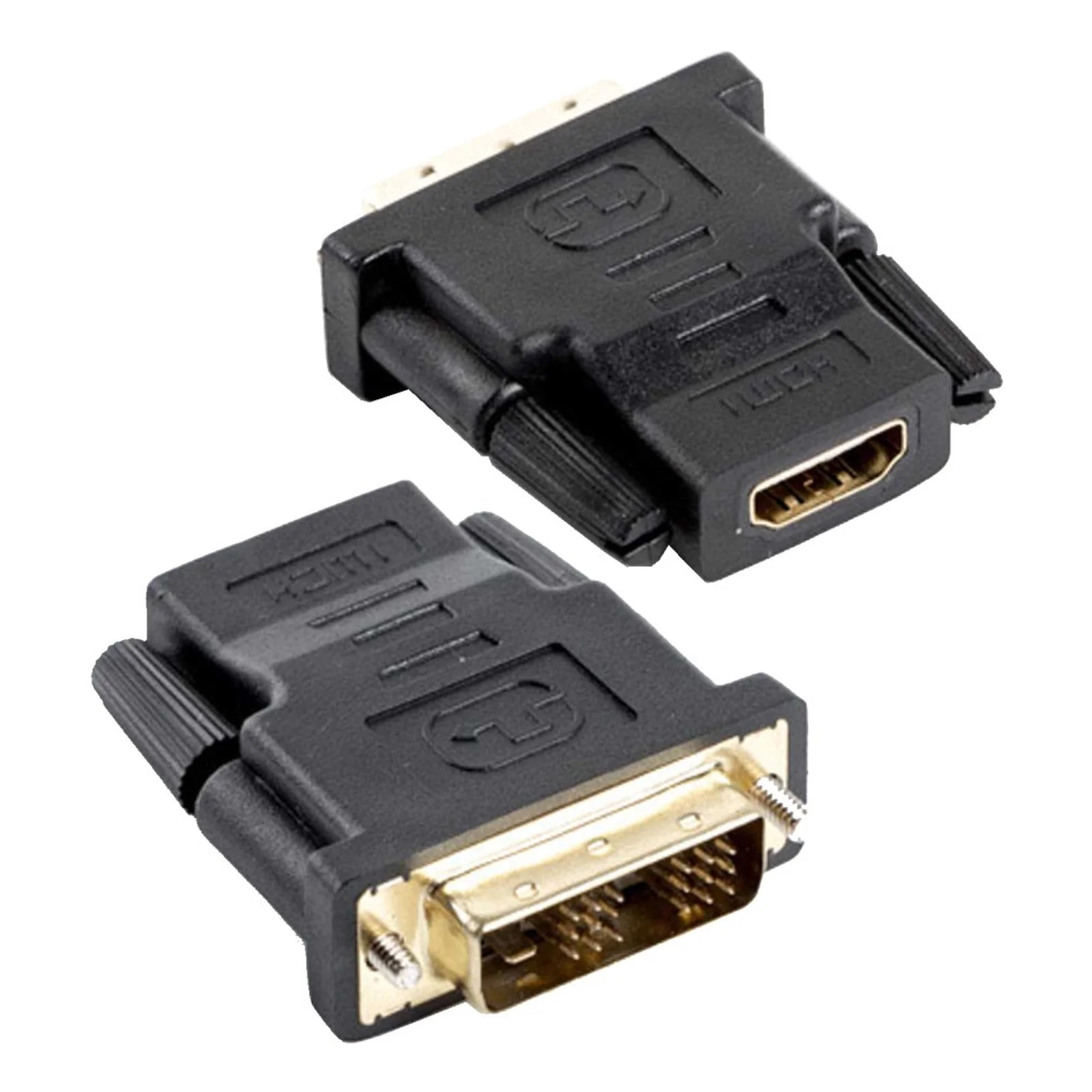 DVI-D - HDMI M/F Noir